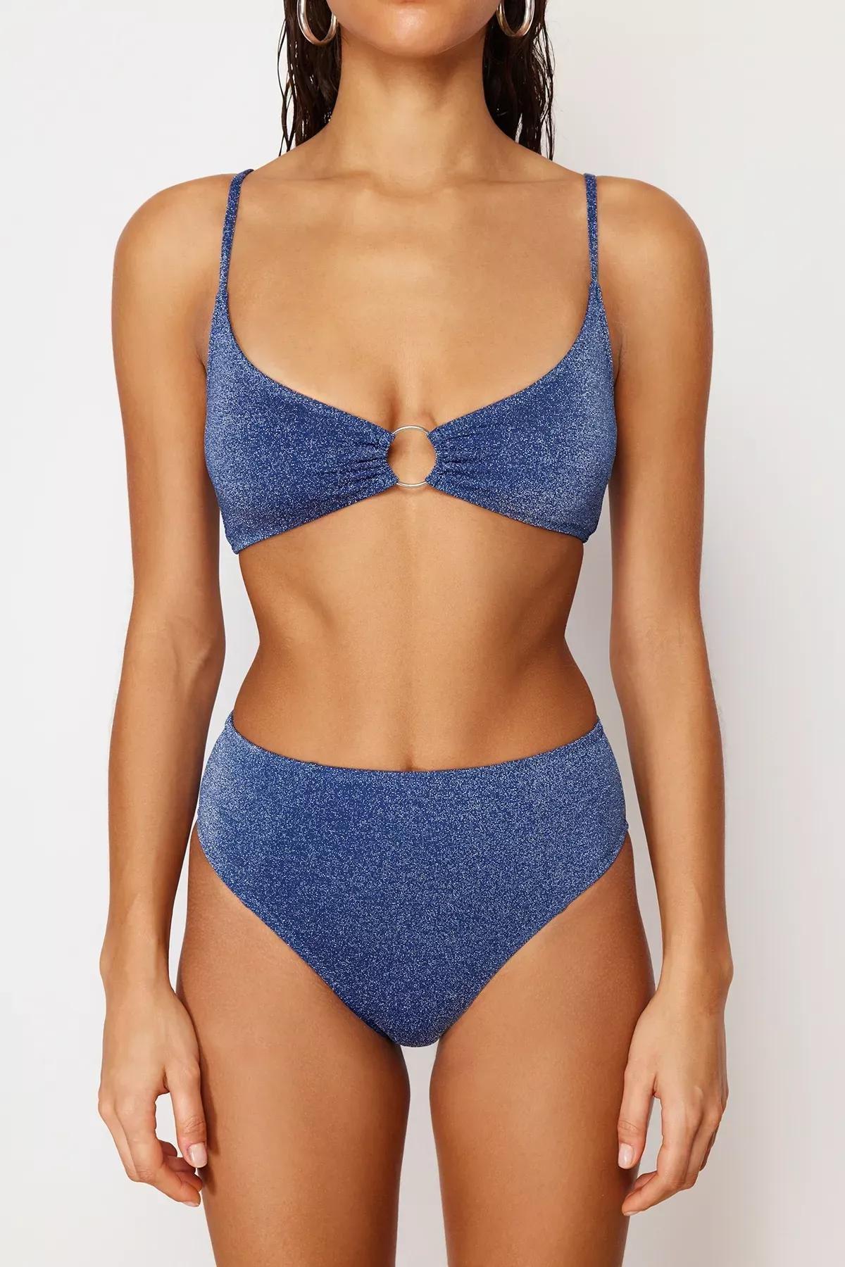 Blue Glittery Bikini Set, C101_4811, large image number 3