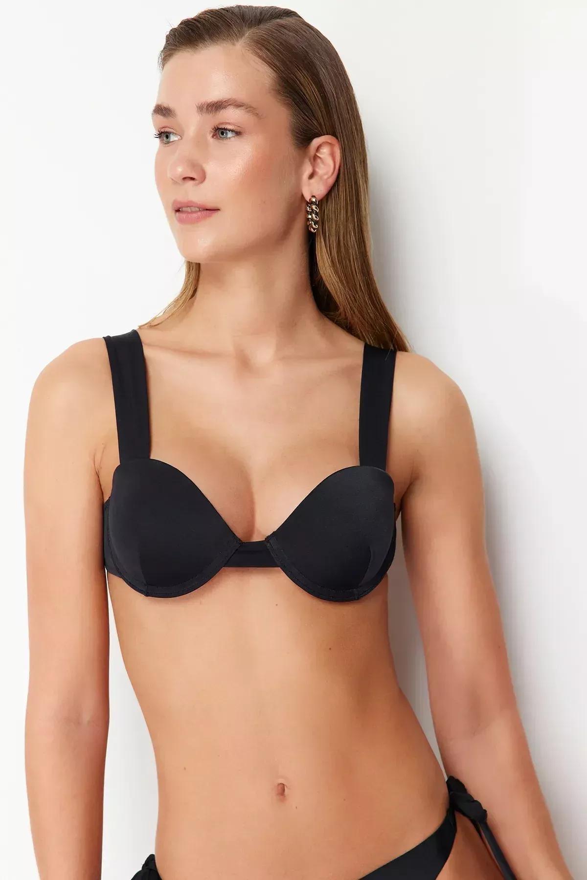 Black Balconette Bikini Top, C101_2094, large image number 3