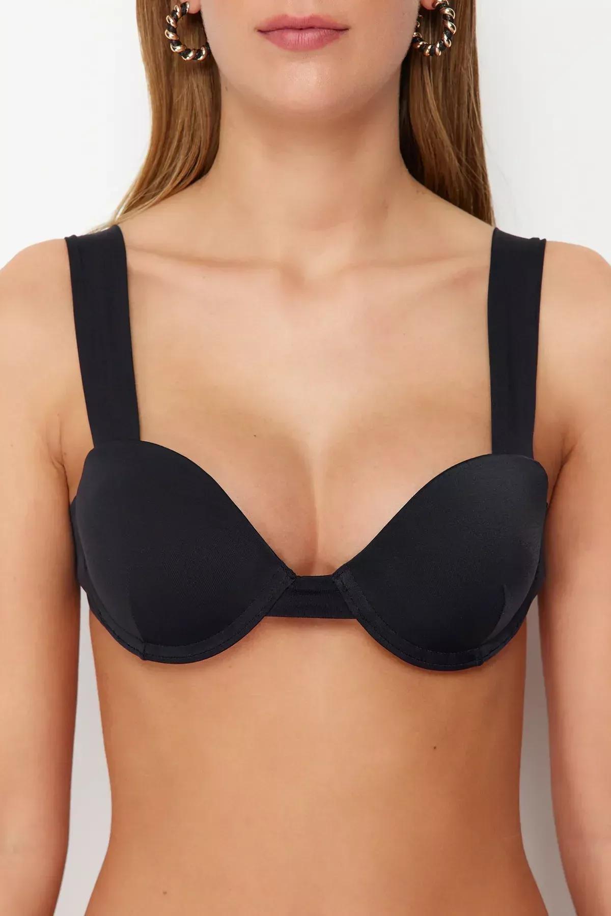 Black Balconette Bikini Top, C101_2094, large image number 4