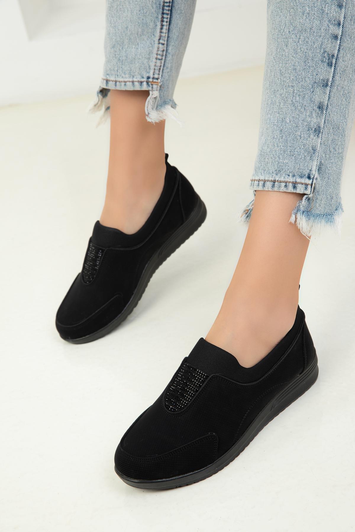 Black Matte Sneakers, , large image number 3