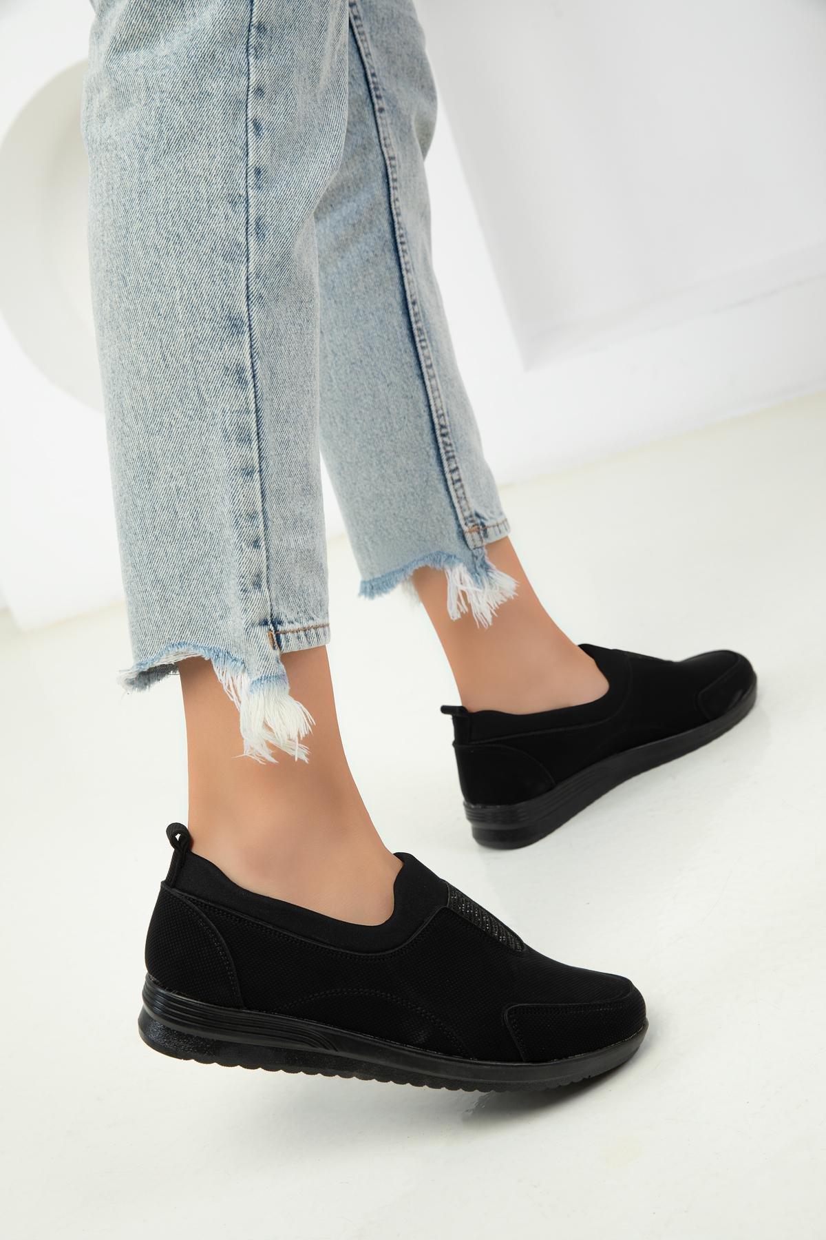 Black Matte Sneakers, , large image number 4