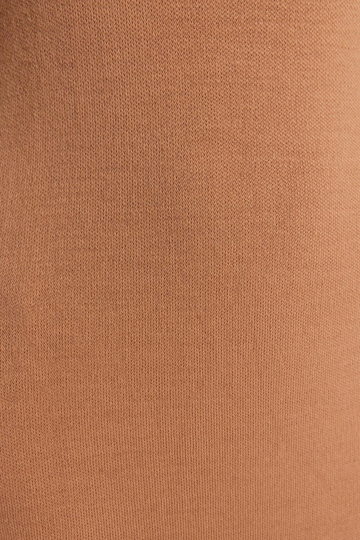 Beige Plain Knitted Dress, Beige, large image number 4