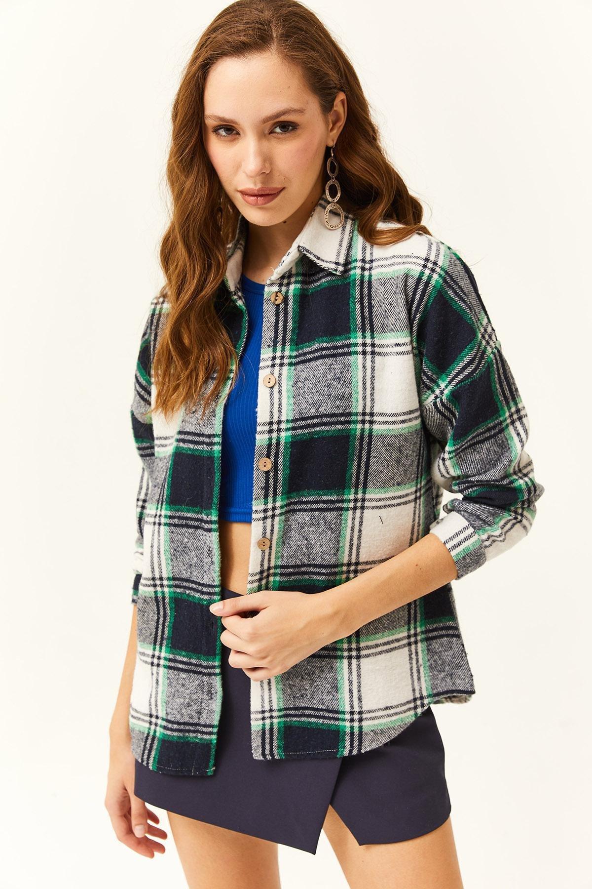 Green Plaid Lumberjack Shirt, , large image number 2
