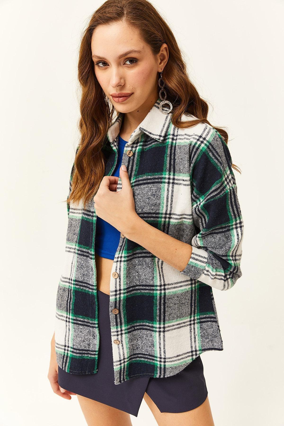 Green Plaid Lumberjack Shirt, , large image number 3