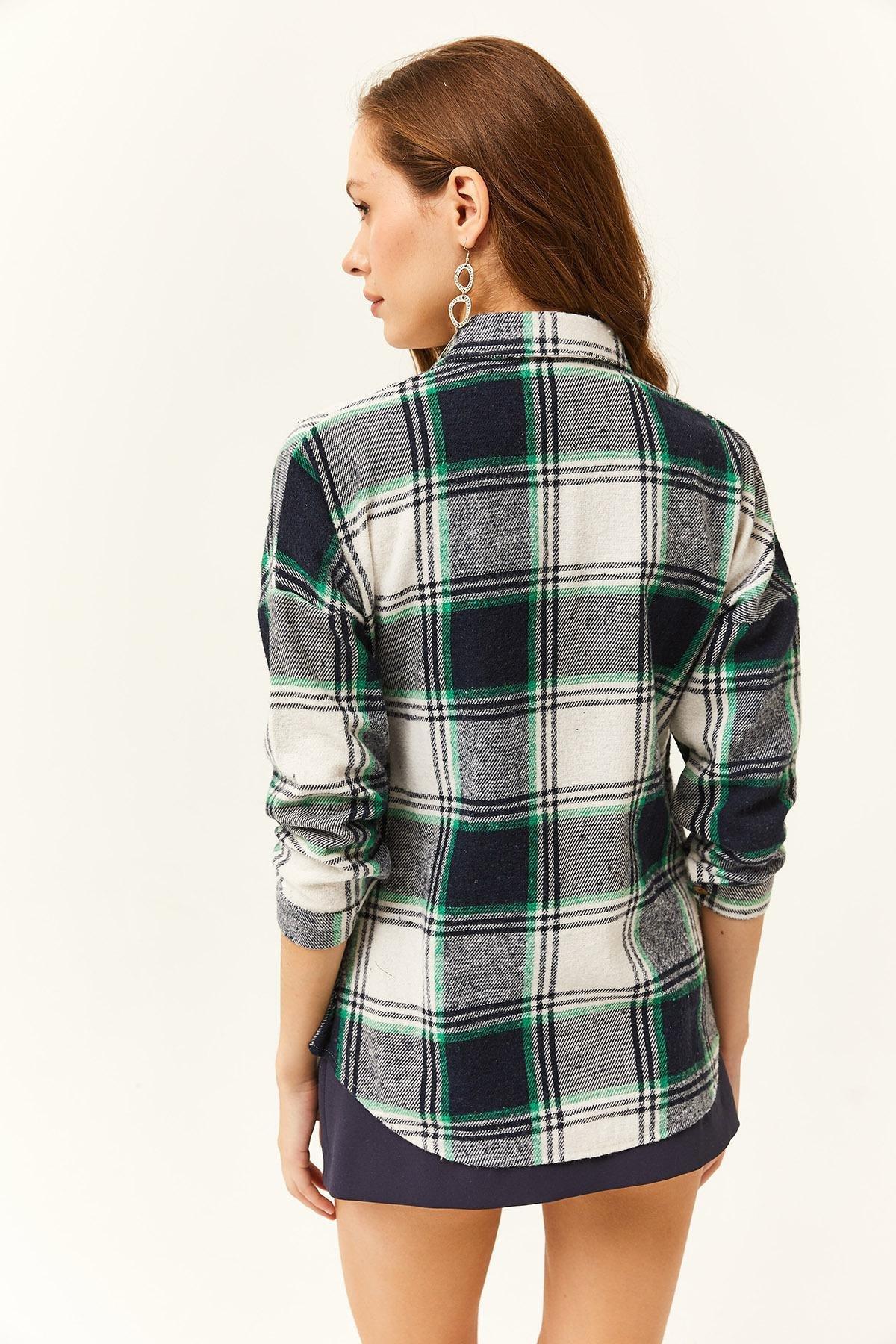 Green Plaid Lumberjack Shirt, , large image number 4