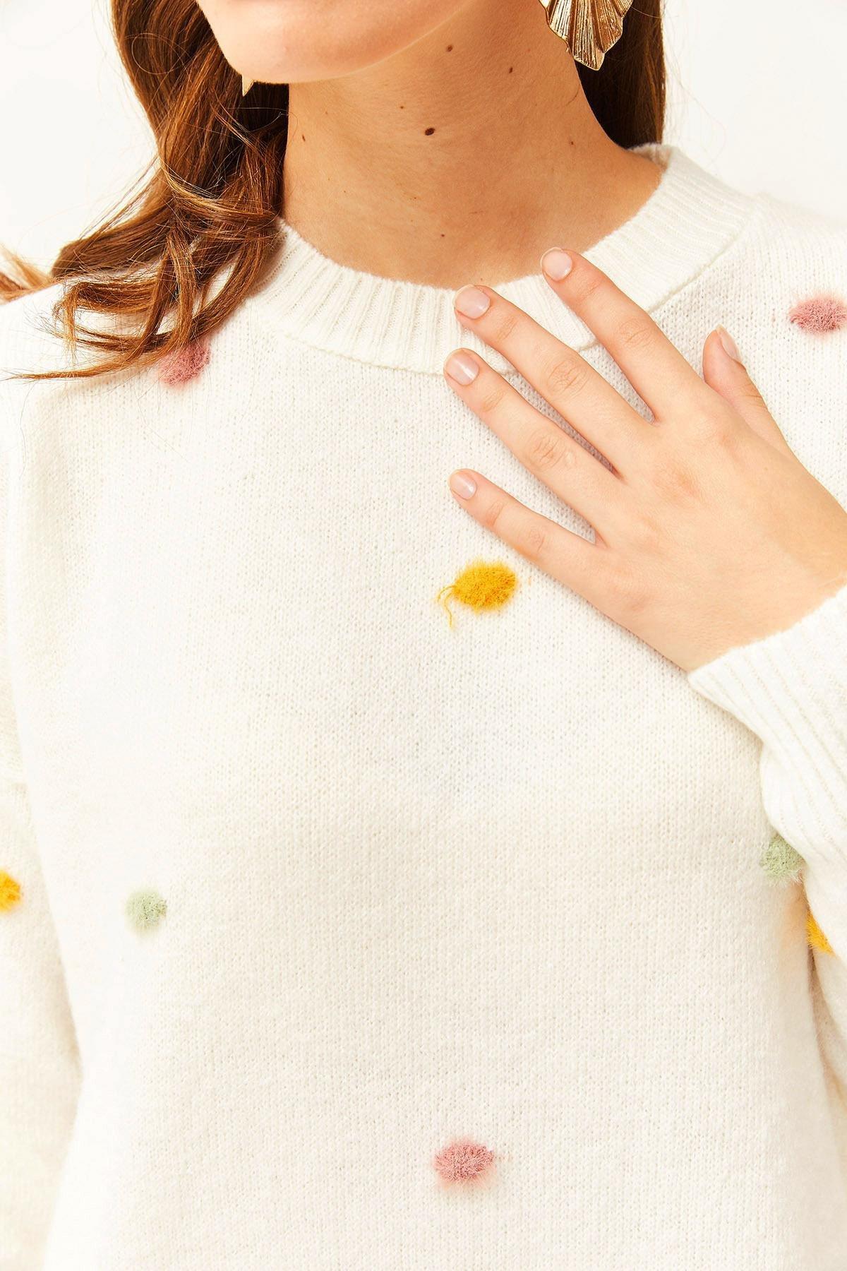 Beige Soft Textured Dress, Ecru, large image number 4