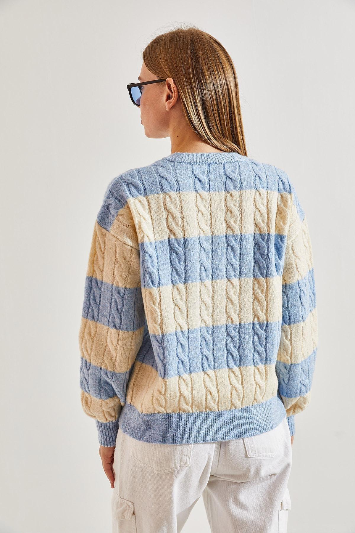 Multicolour V-Neck Sweater, C101_4857, large image number 2
