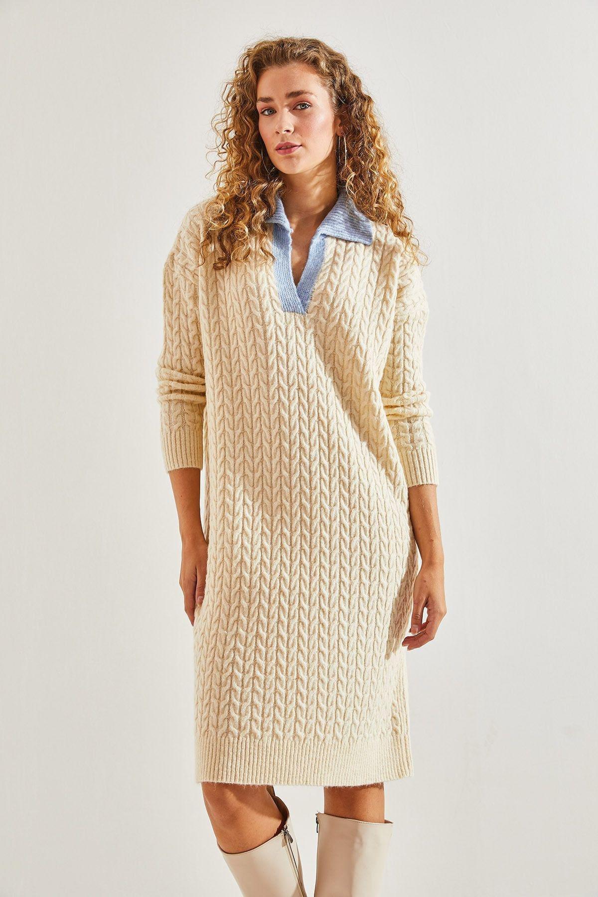 ed Textured Sweater Midi Dress, C101_5176, large image number 2