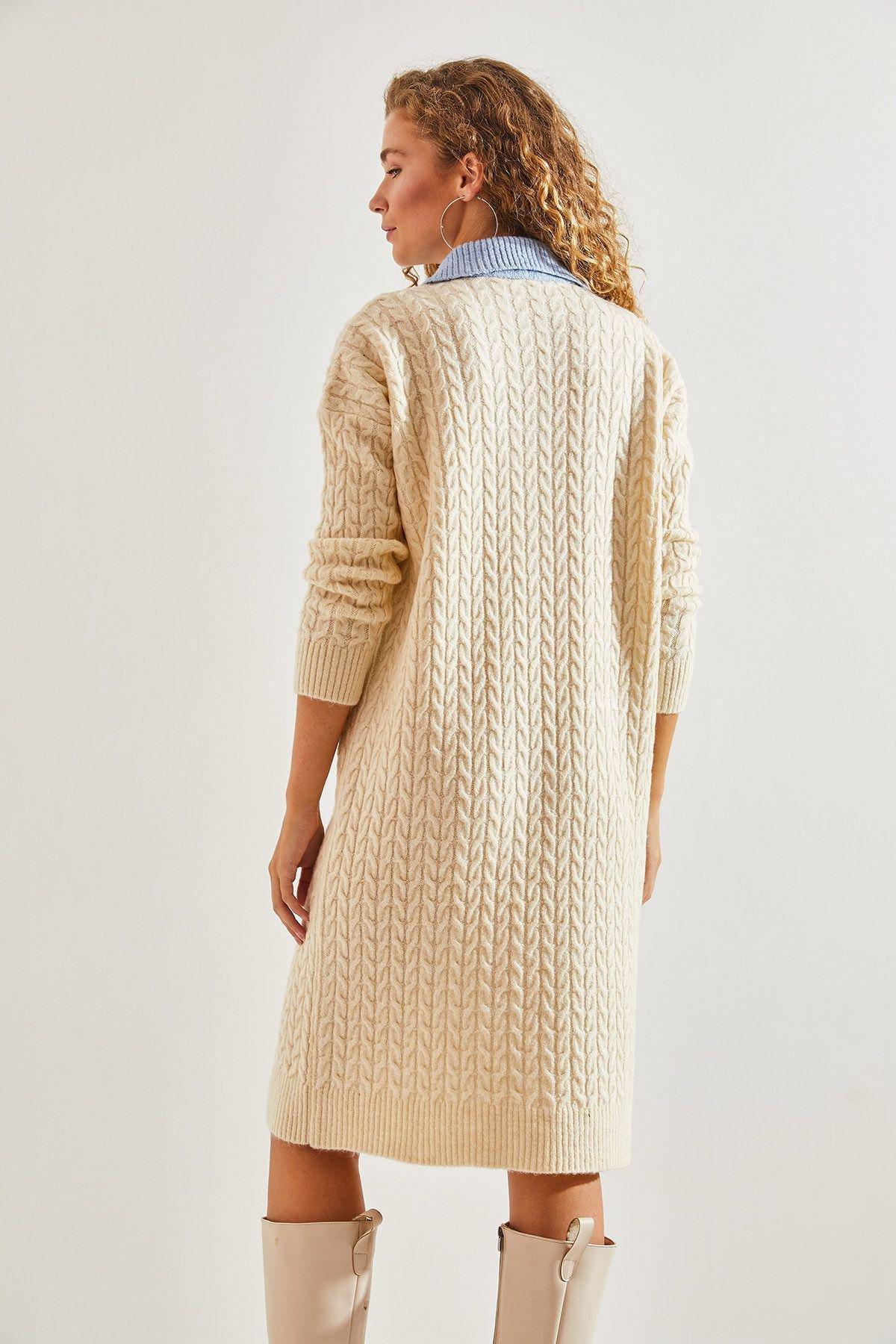 ed Textured Sweater Midi Dress, C101_5176, large image number 3