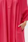 Trendyol - Pink V Neck Half Sleeve Woven Kimono Dress