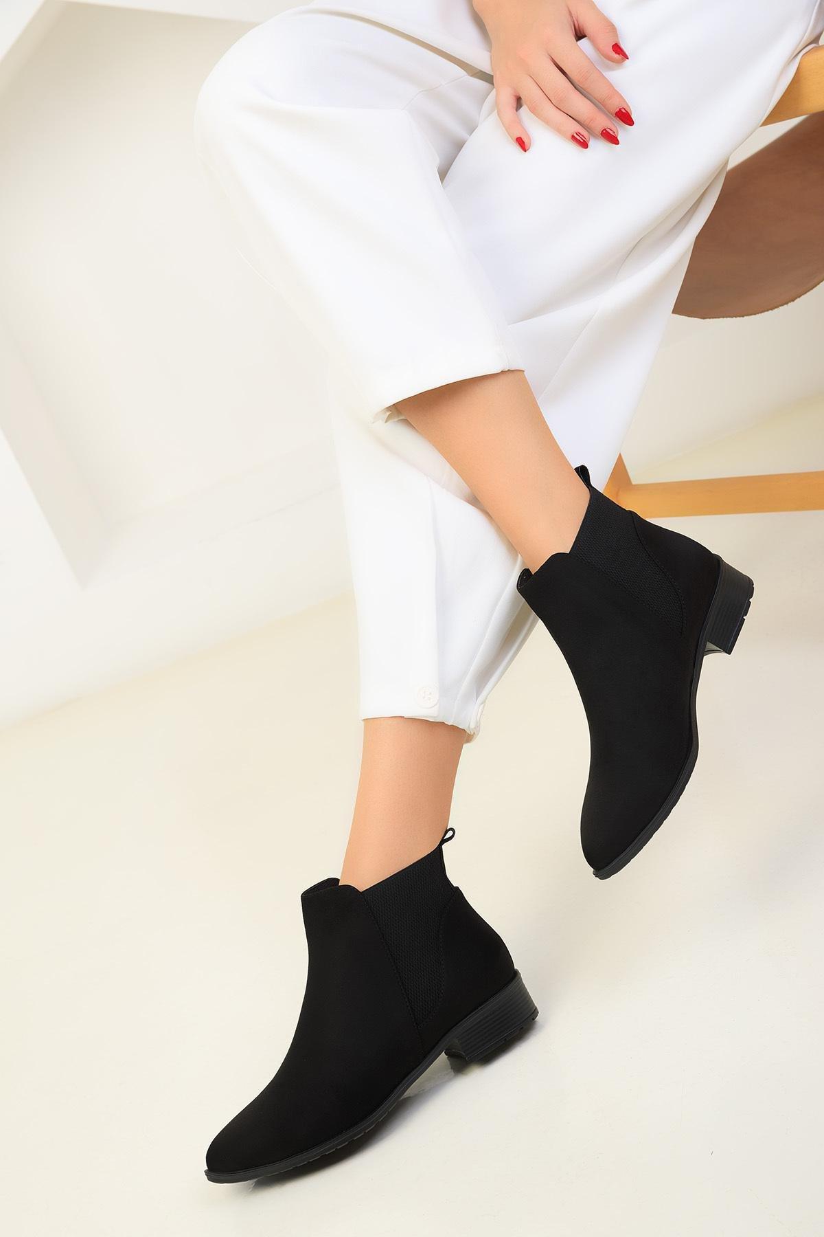 Black Suede Boots, C101_2531, large image number 1