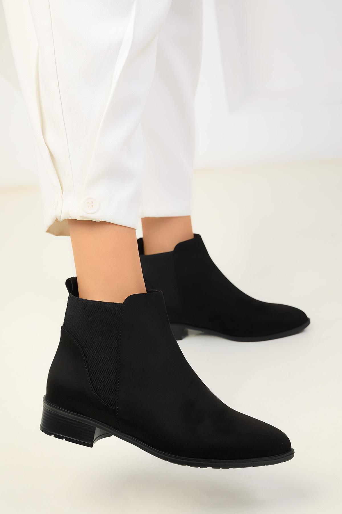 Black Suede Boots, C101_2531, large image number 4