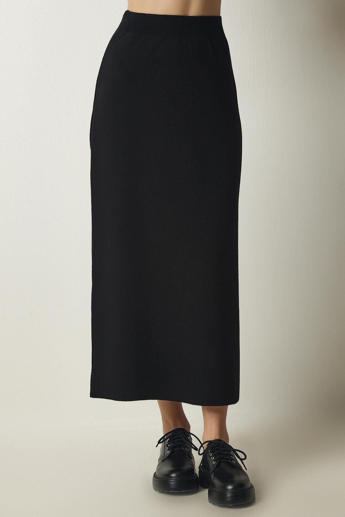 Black Knitwear Sweater Co-Ord Set, BLACK, large image number 5