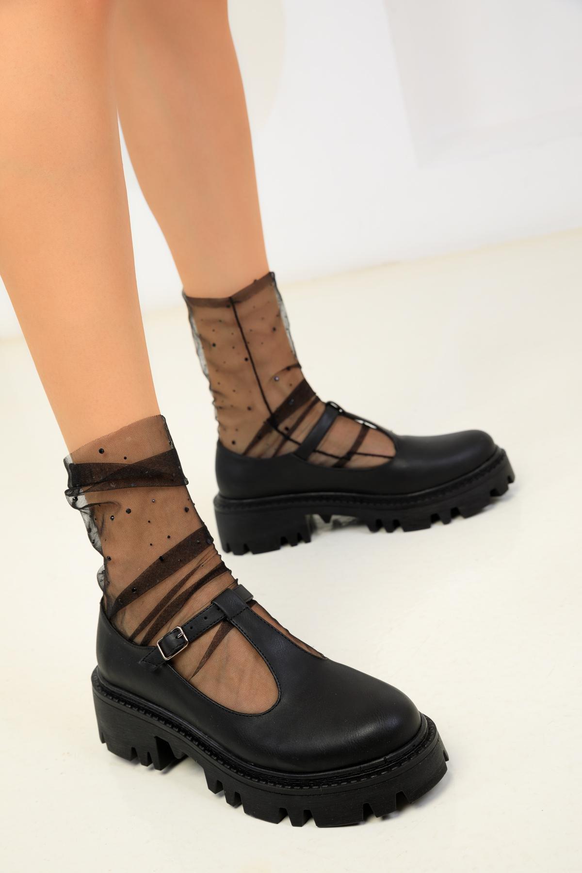 Black Casual Shoes, , large image number 4