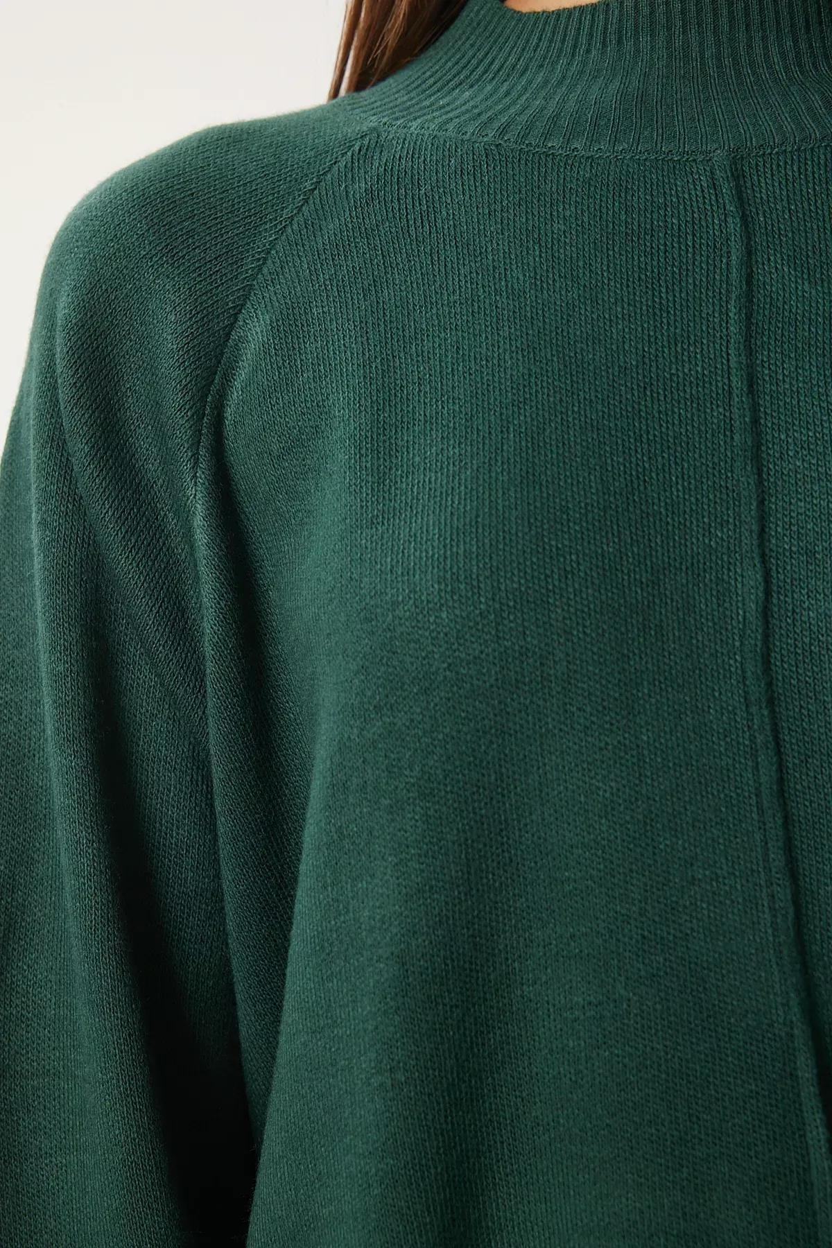 Green Knitwear Set, Emerald, large image number 3