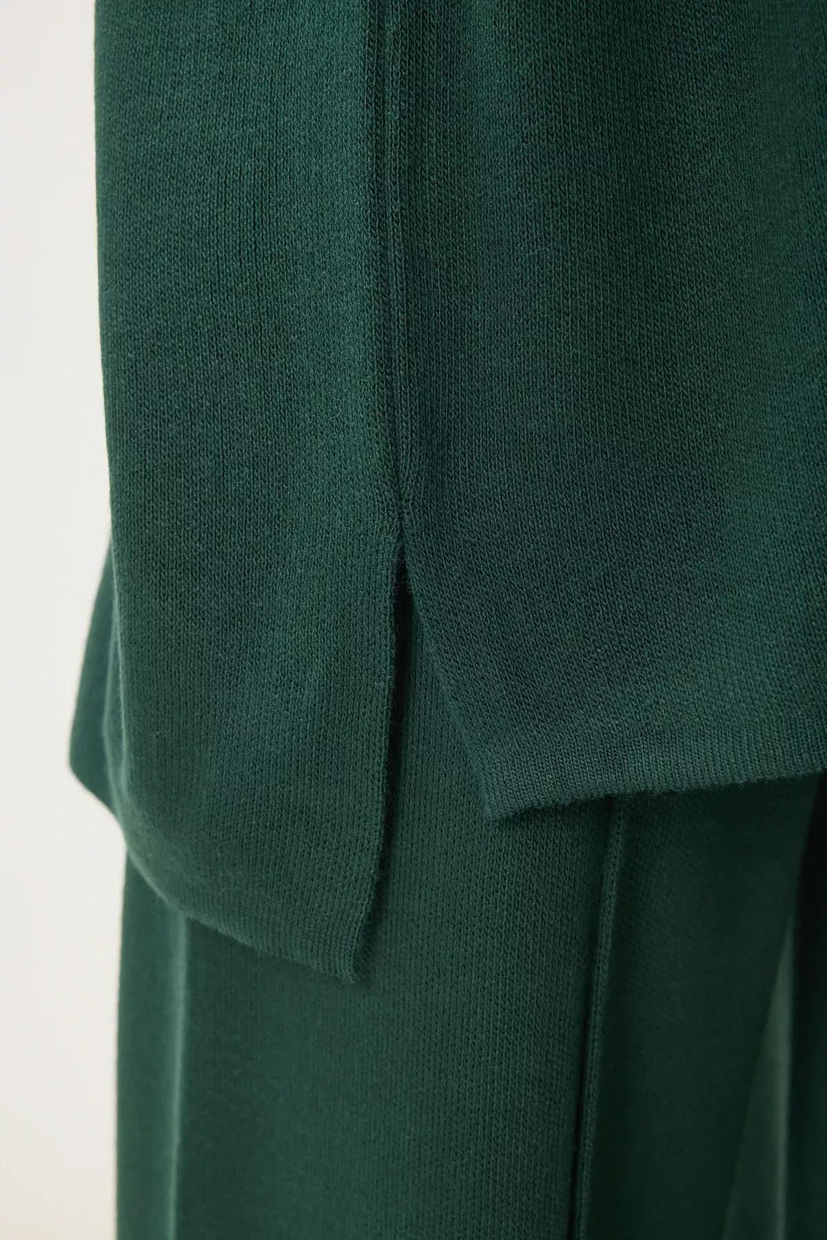 Green Knitwear Set, Emerald, large image number 4