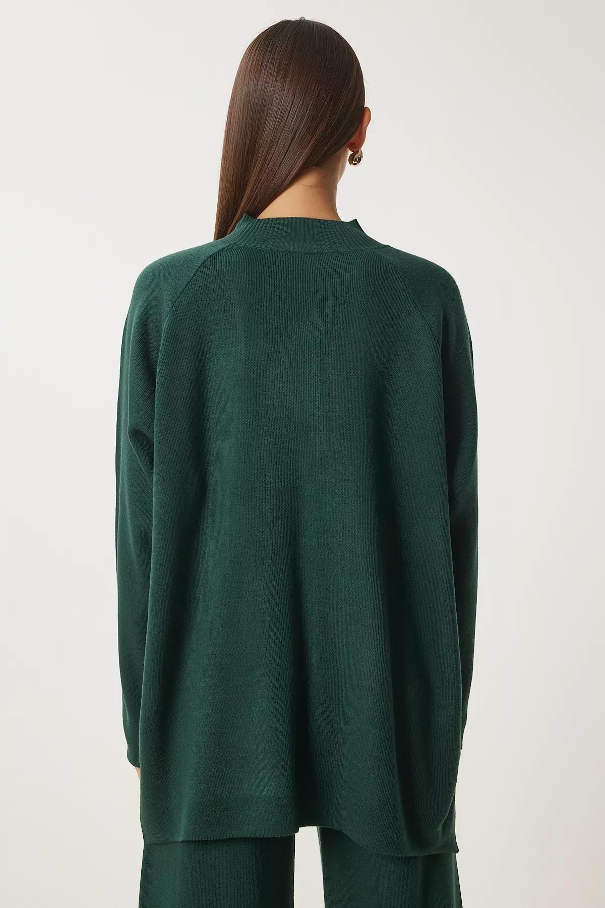 Green Knitwear Set, Emerald, large image number 7