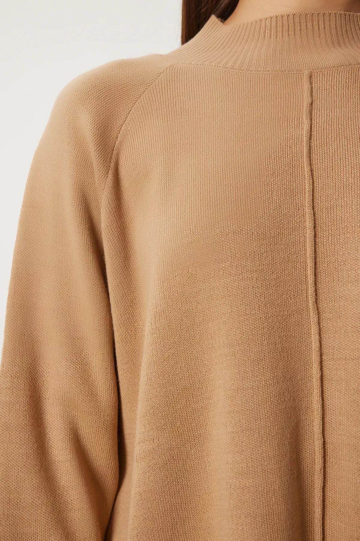 Brown Stylish Knitwear Set, Mink, large image number 3