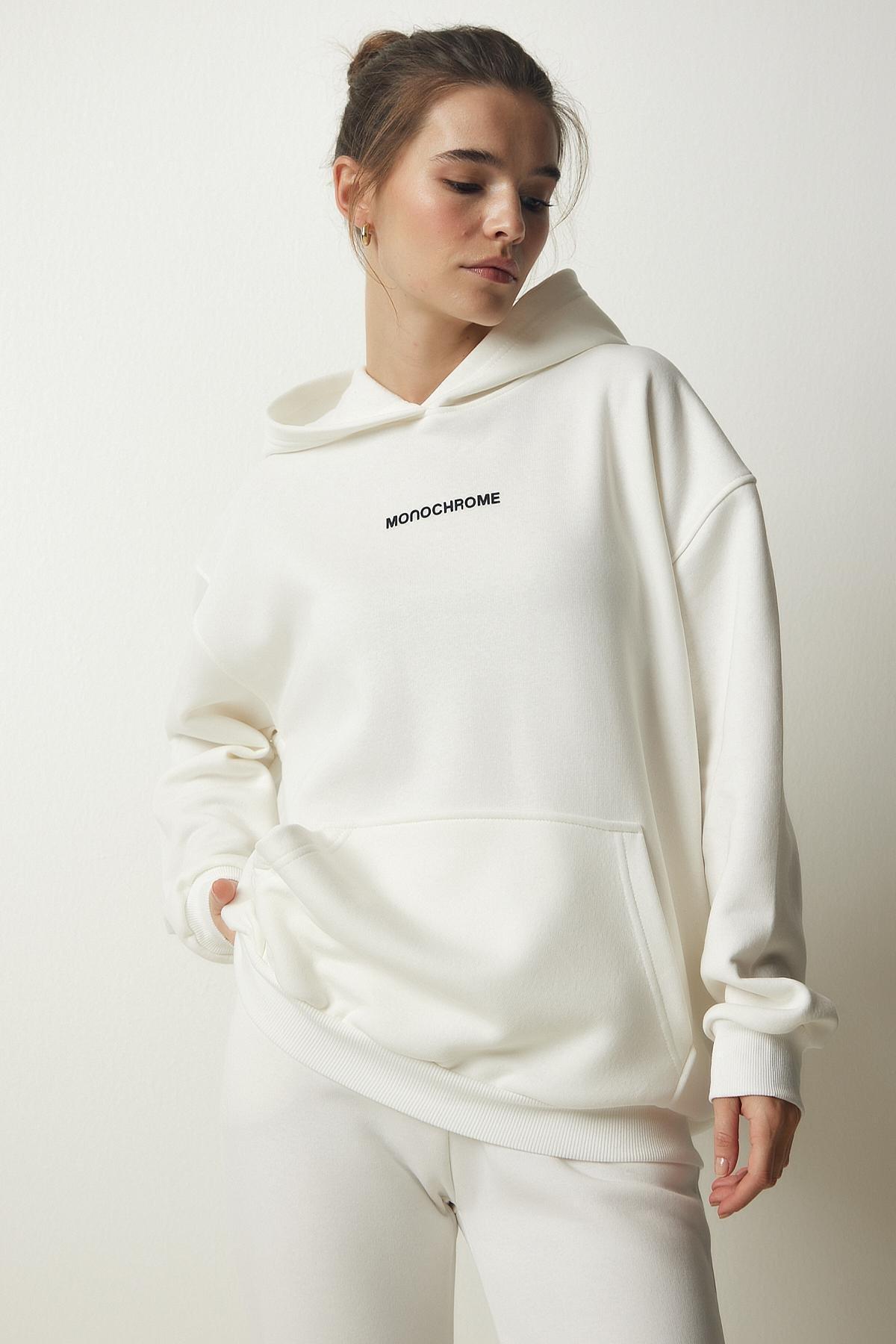 Ecru Raised Knitted Tracksuit, , large image number 3
