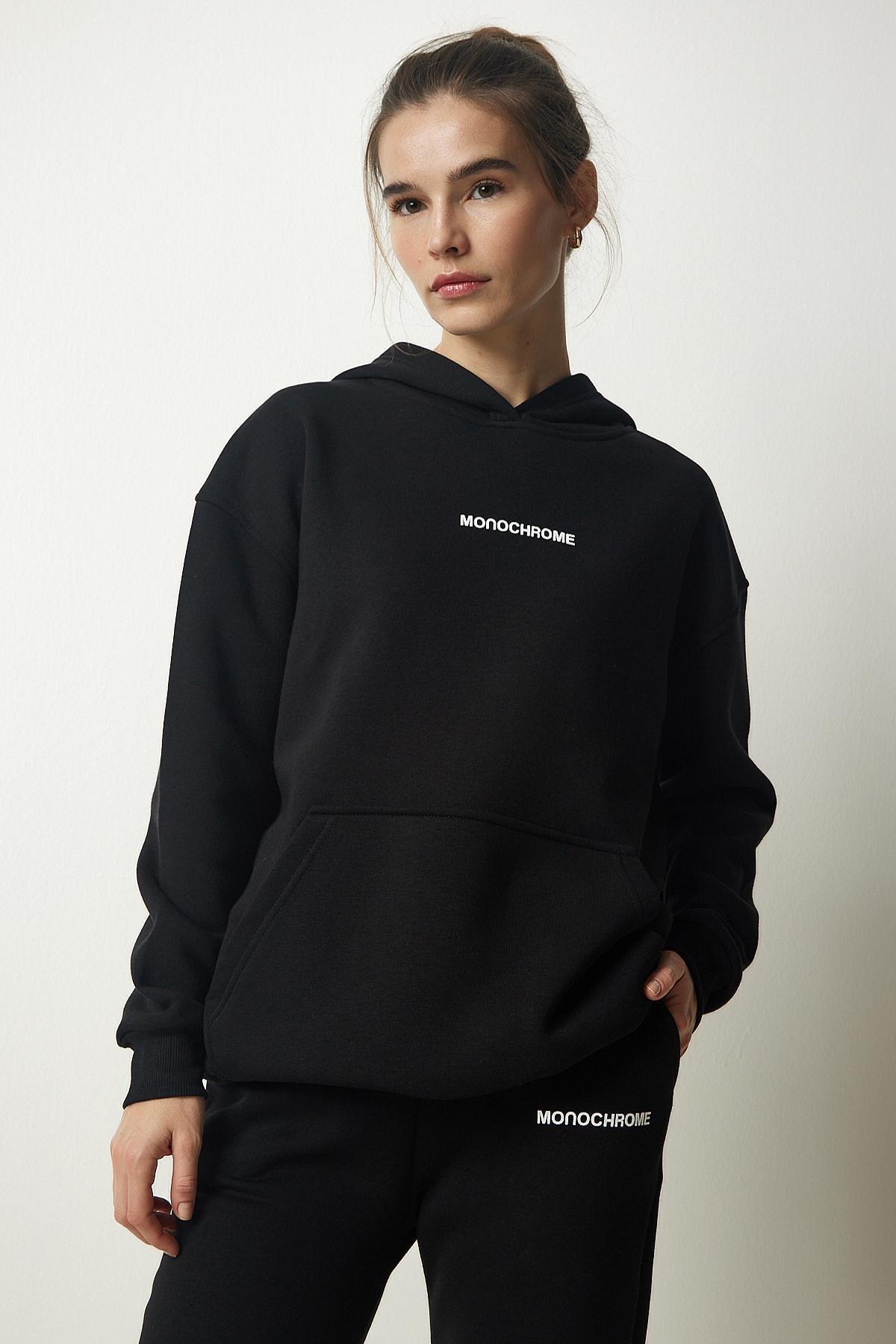 Black Raised Knitted Co-Ord Set, , large image number 3
