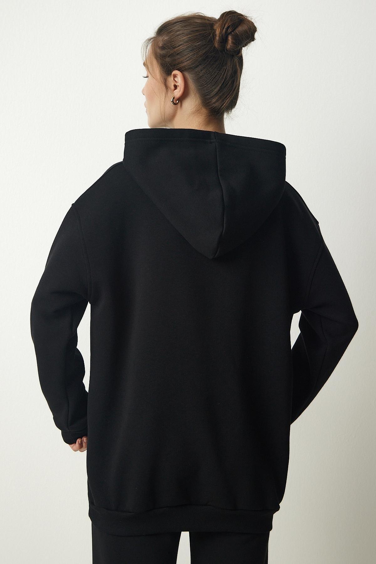 Black Raised Knitted Co-Ord Set, , large image number 7