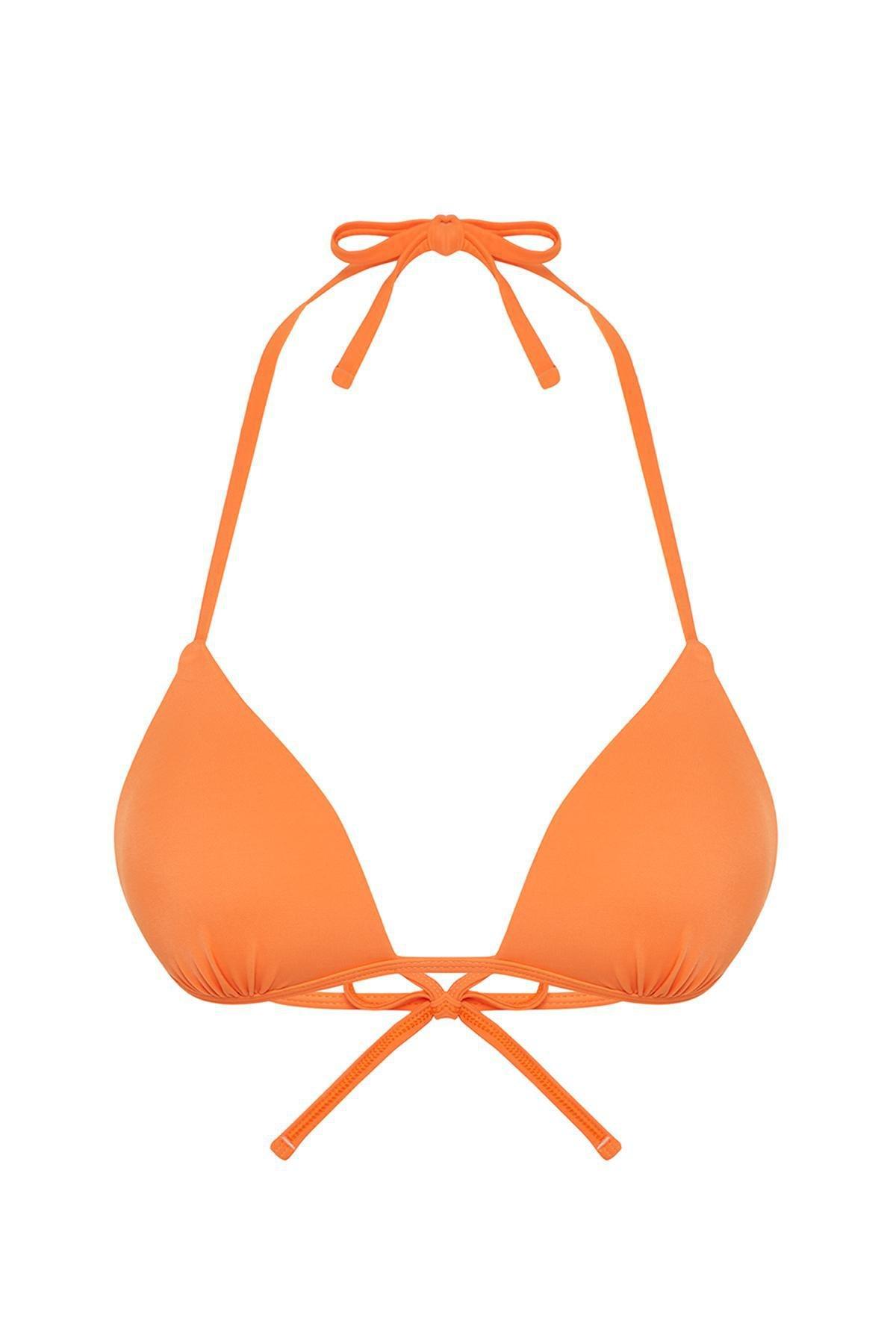 Orange Triangle Bikini Top, , large image number 4