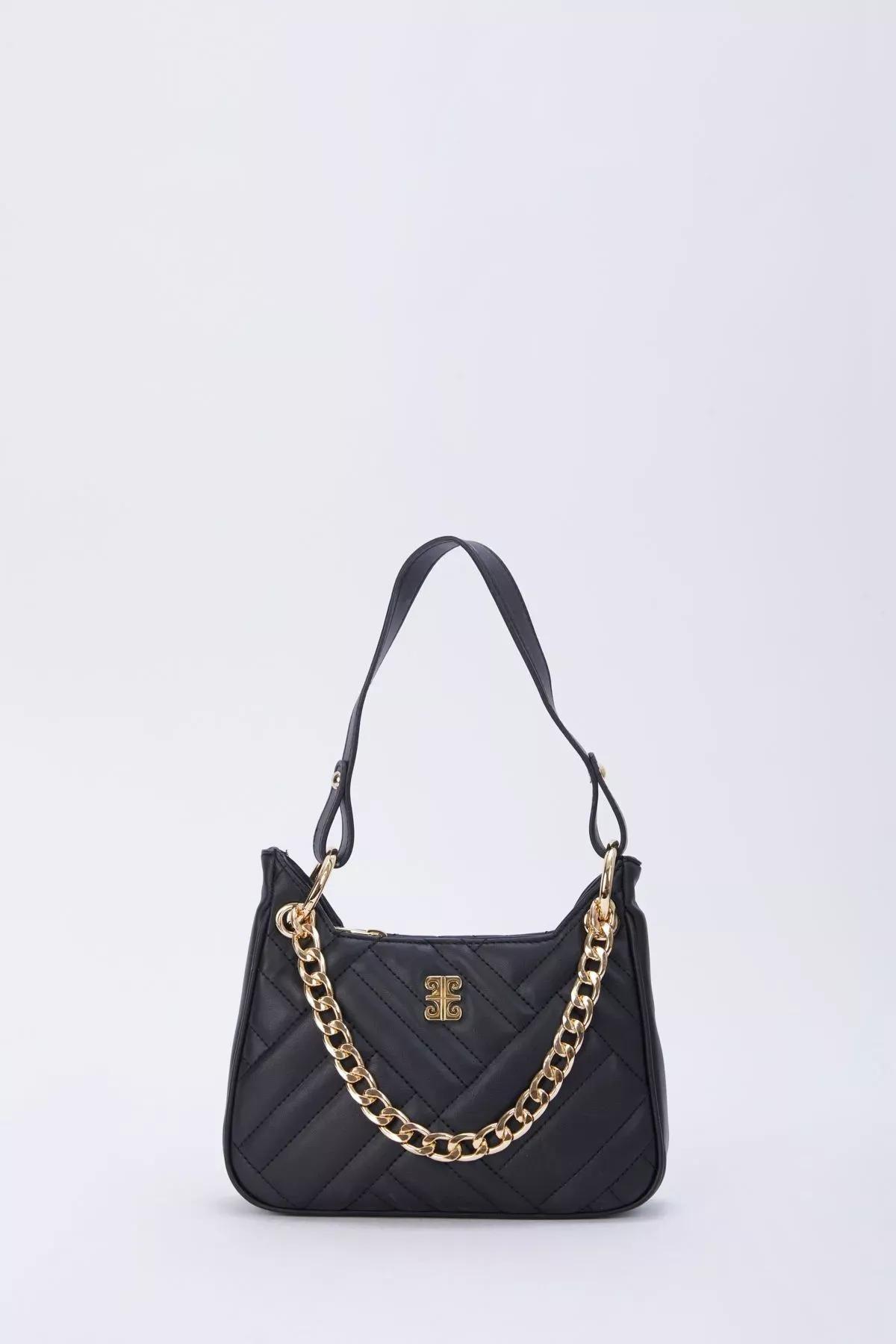 Black Lux Soft Asos New Womens Shoulder Bag 05Po23K1628, 1s, C101_6679, large image number 1