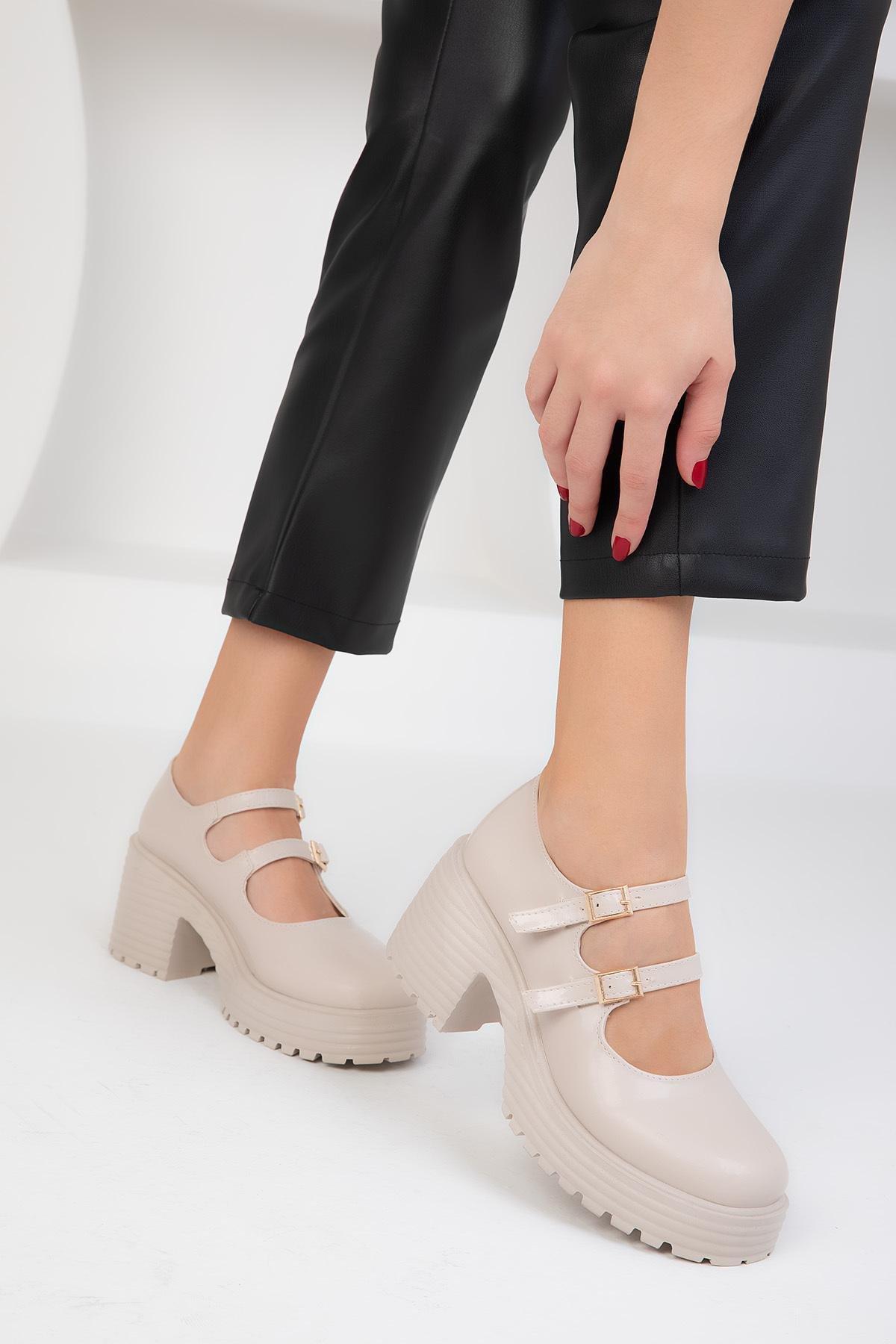 Beige Patent Leather Casual Shoes, C101_2034, large image number 3