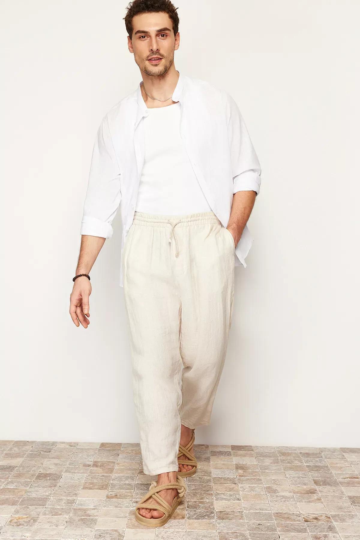 White Large Collar Embroidery Detail Shirt, White, medium