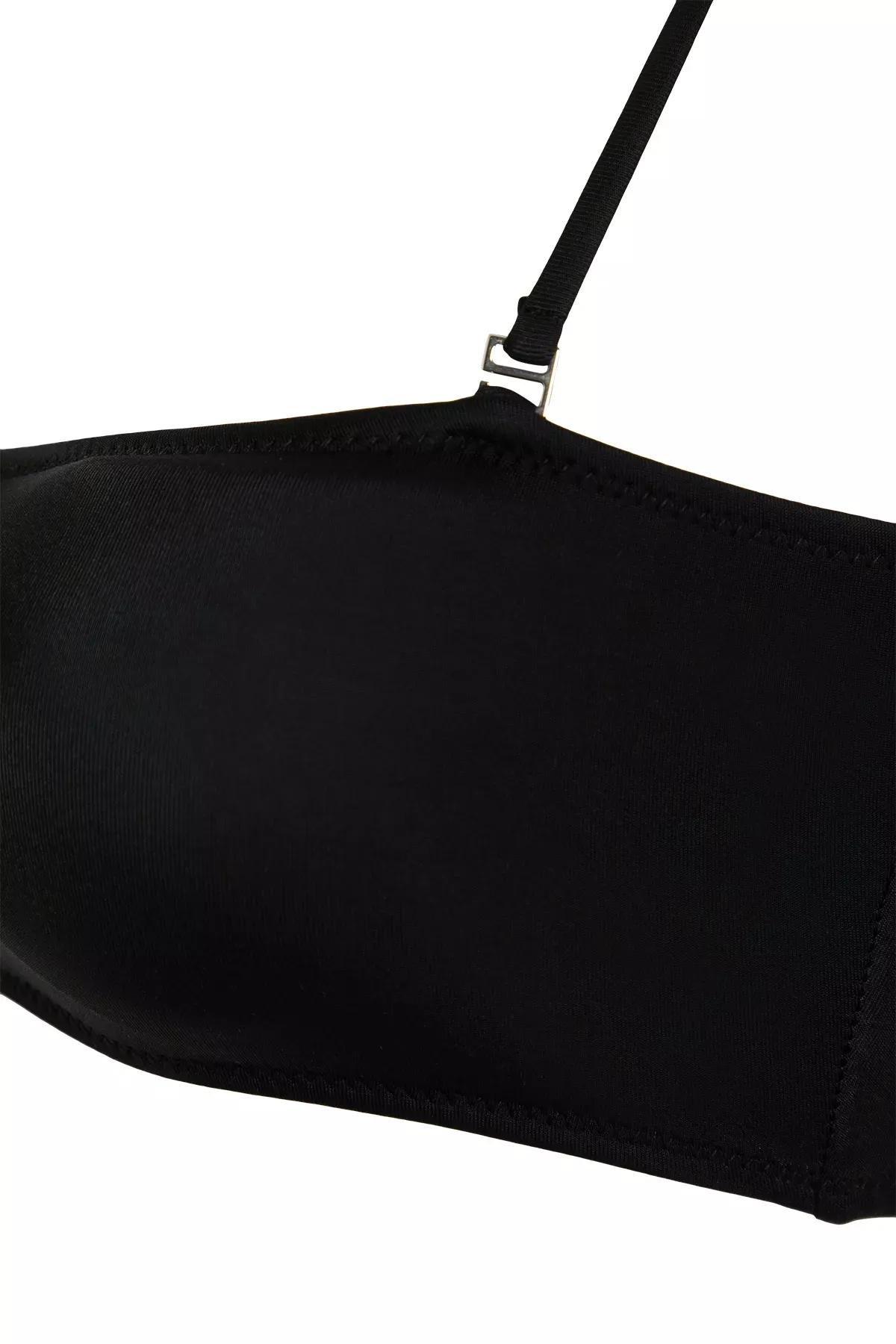 Black Strapless Bikini Top, C101_2094, large image number 5