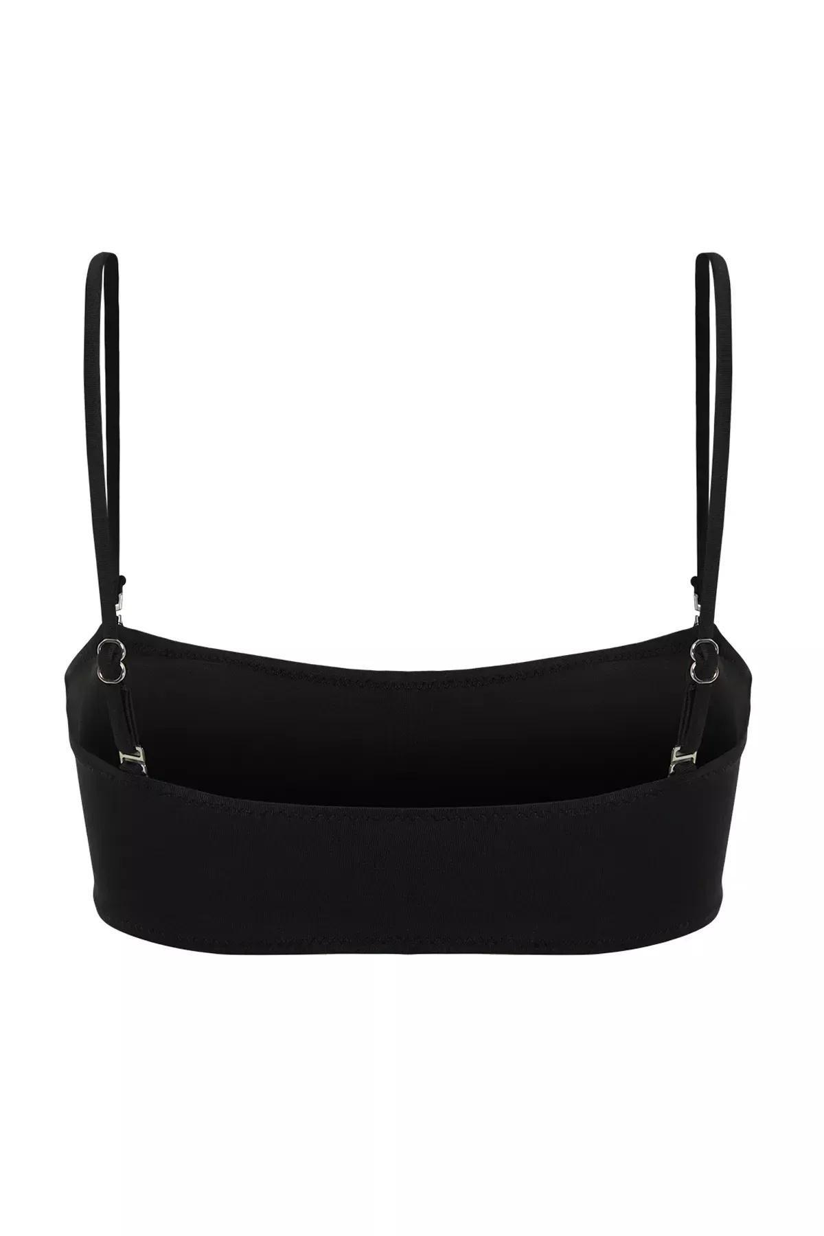 Black Strapless Bikini Top, C101_2094, large image number 6