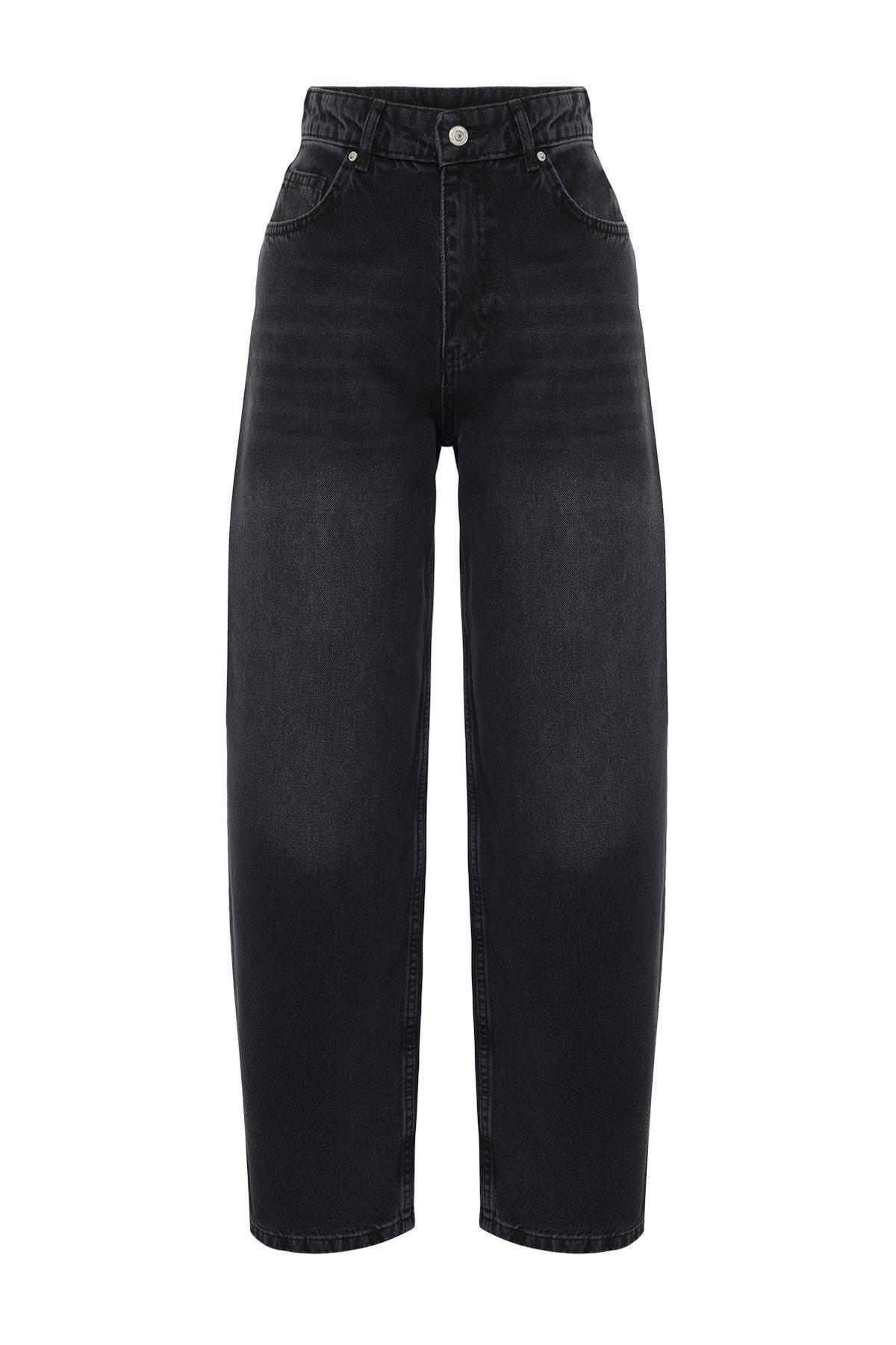 Black Low Waist Skater Jeans, , large image number 5