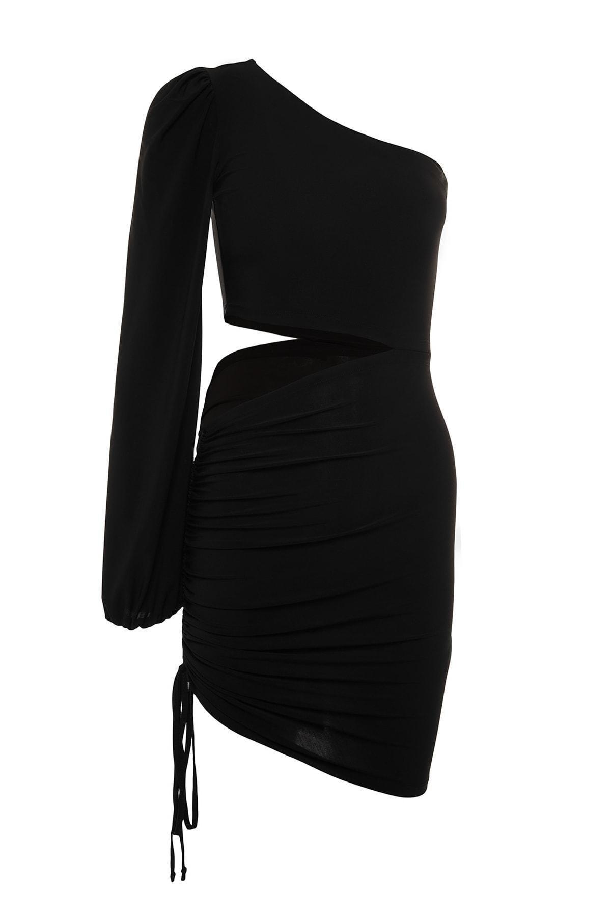 Black Bodycon Mini Dress, , large image number 5
