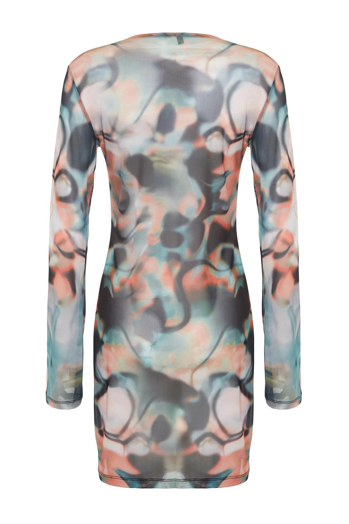 Trendyol - Multicolour Printed Knitted Blouse