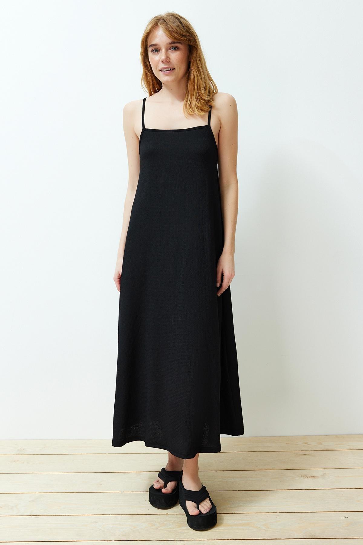 Black Maxi Dress, , large image number 0