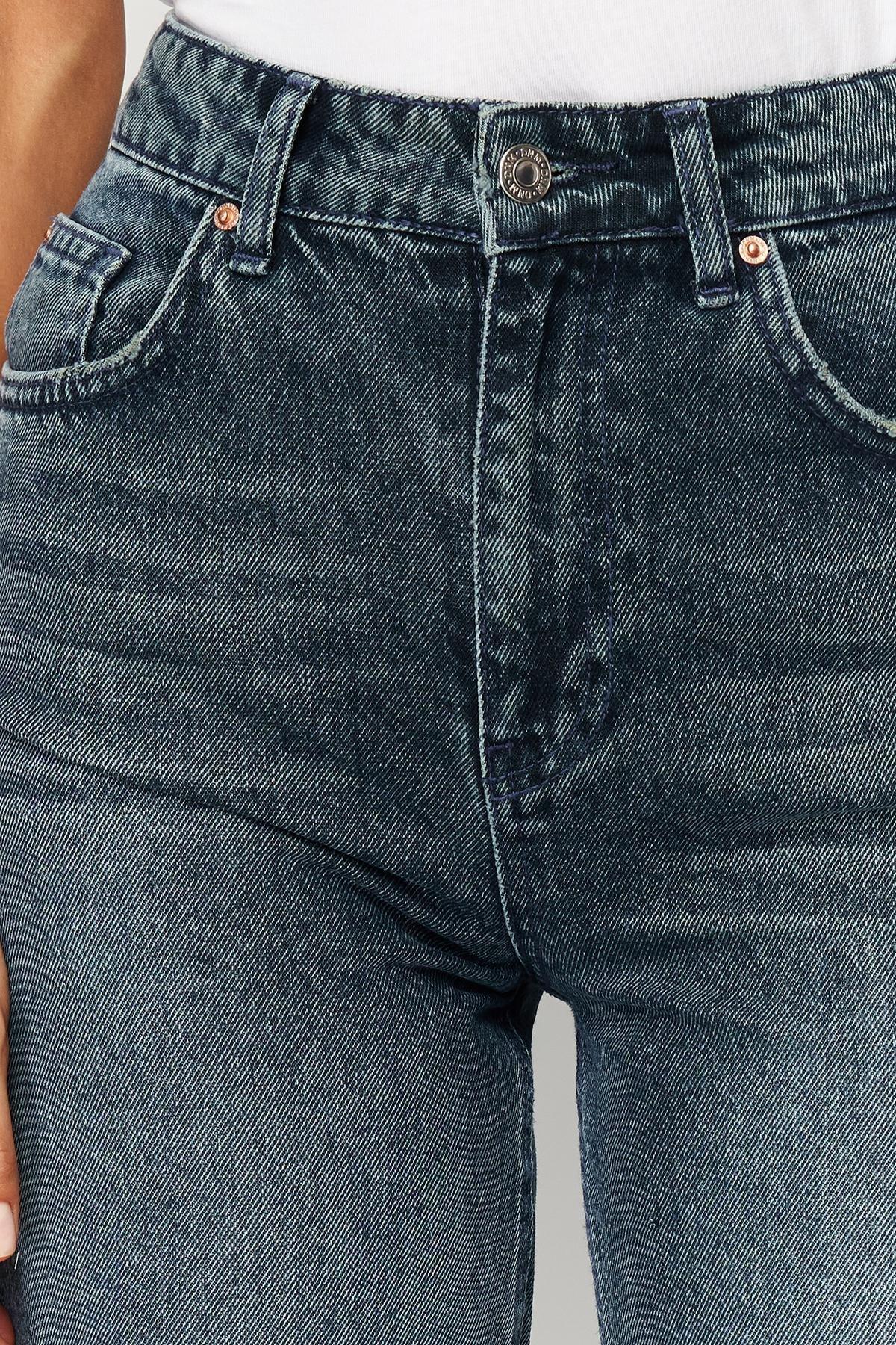 Navy Effect Vintage Wide Leg Jeans, , large image number 3