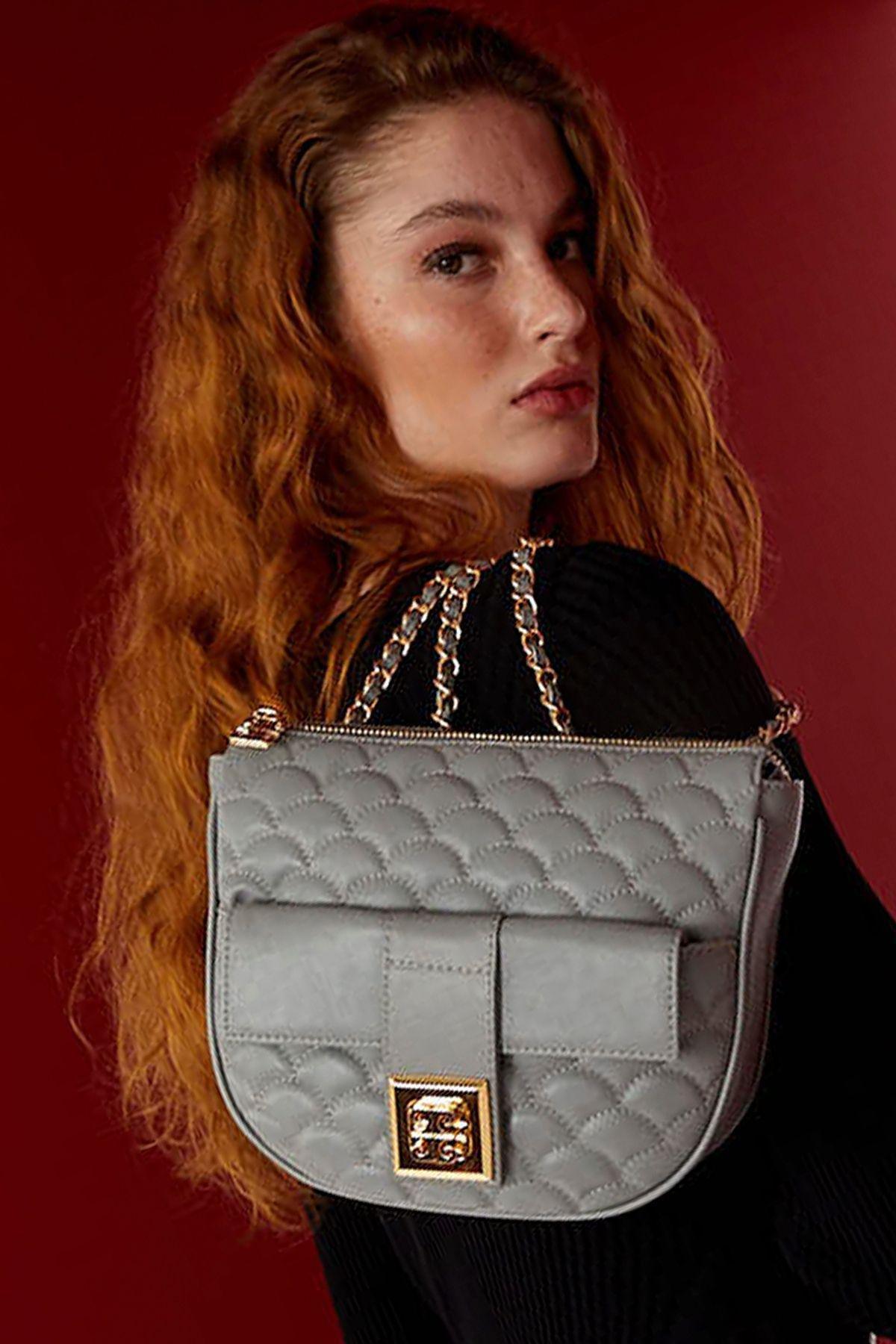 Grey Shoulder Bag, C101_5662, large image number 0