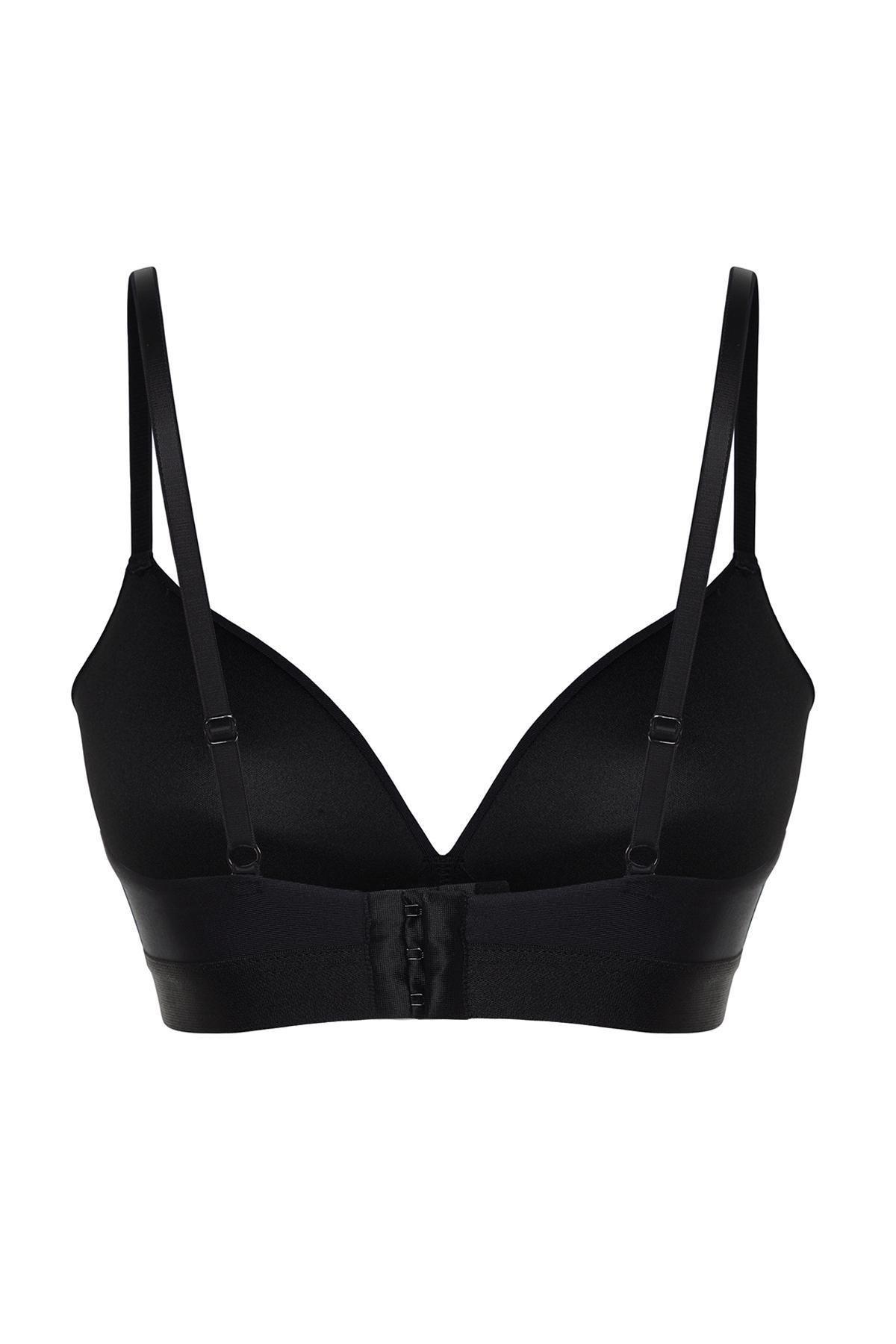 Black Coated Non-Wireless Bra, , large image number 6