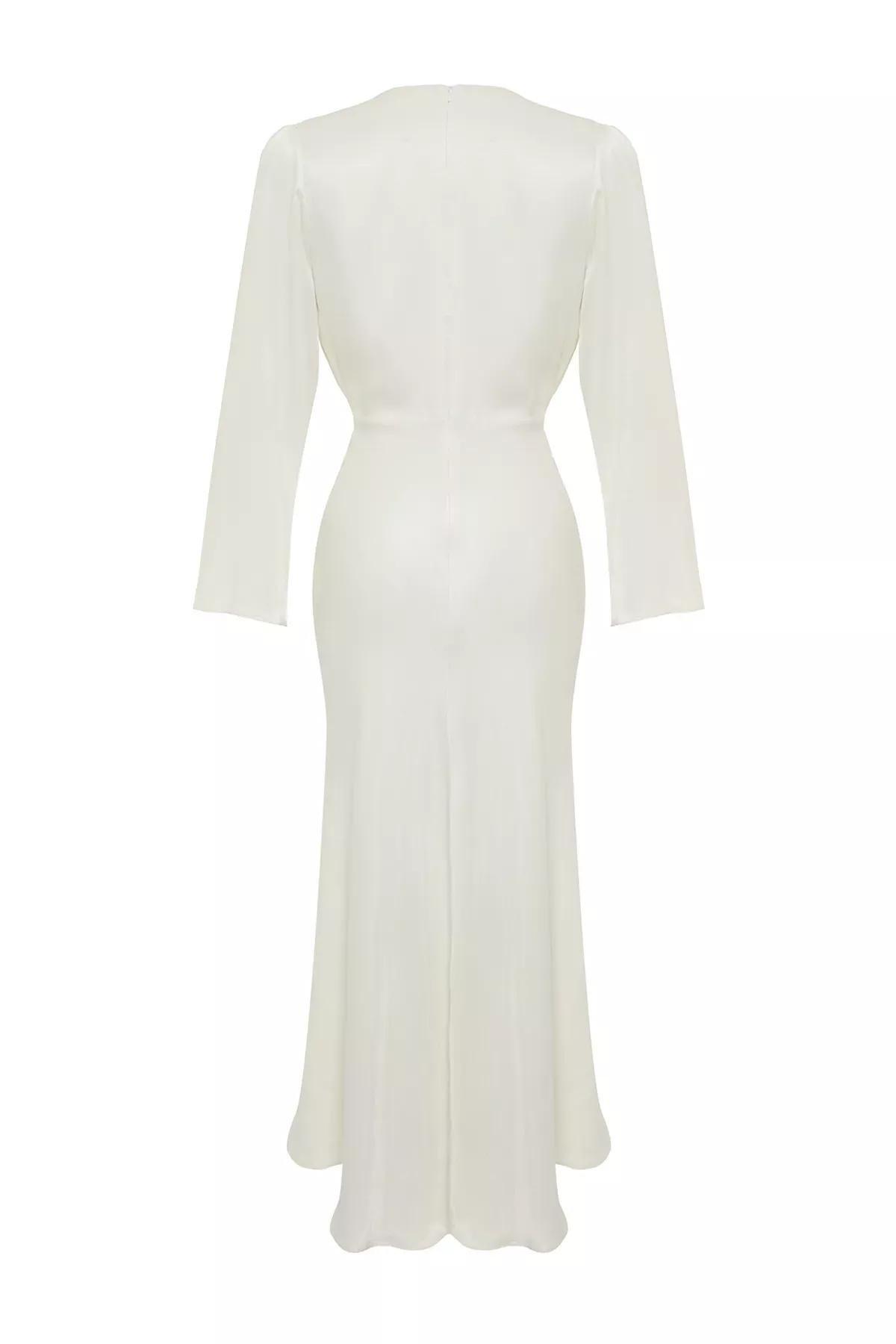 فستان مناسبات، أبيض, Cream, large image number 7