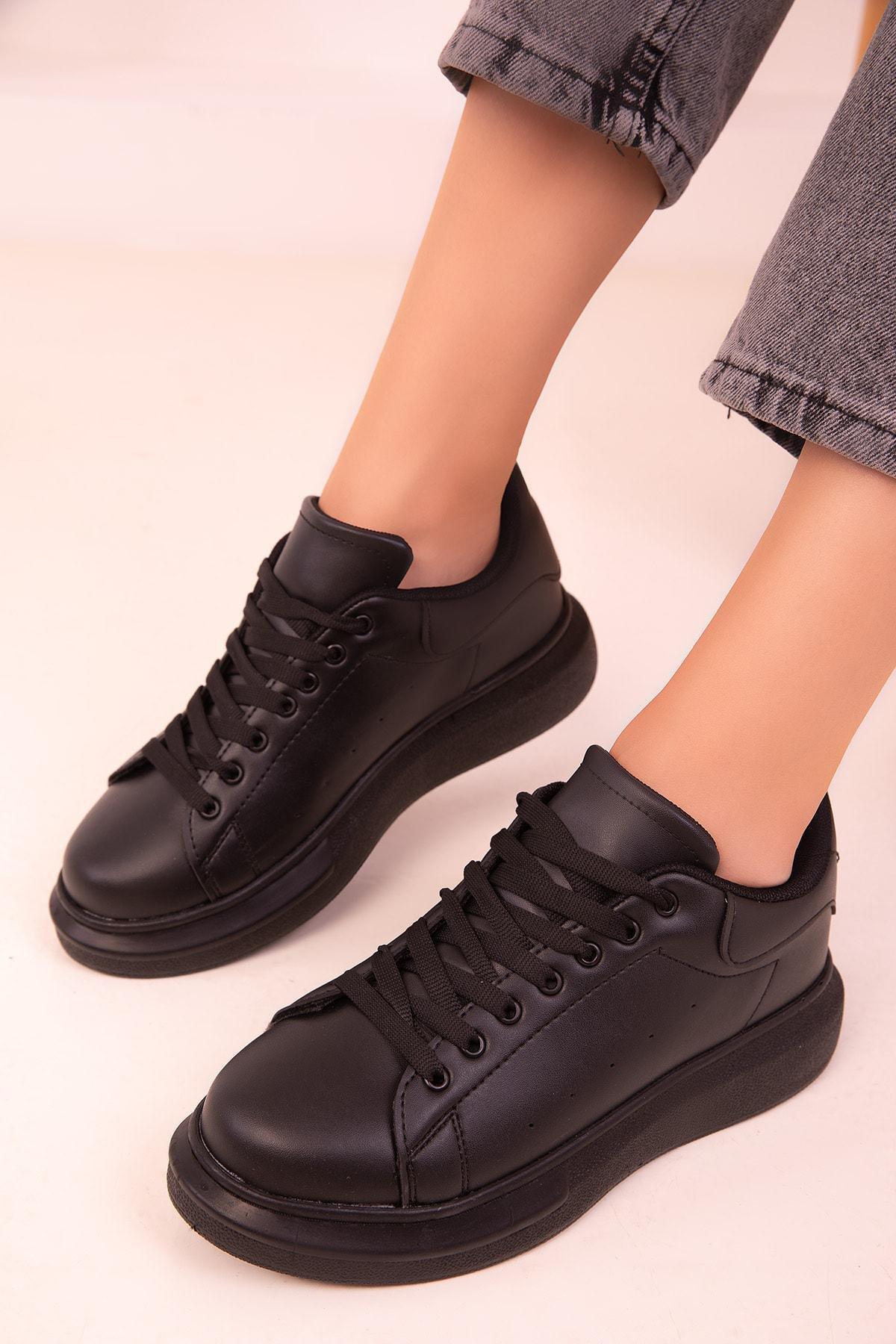 Black Casual Sneakers, , large image number 3
