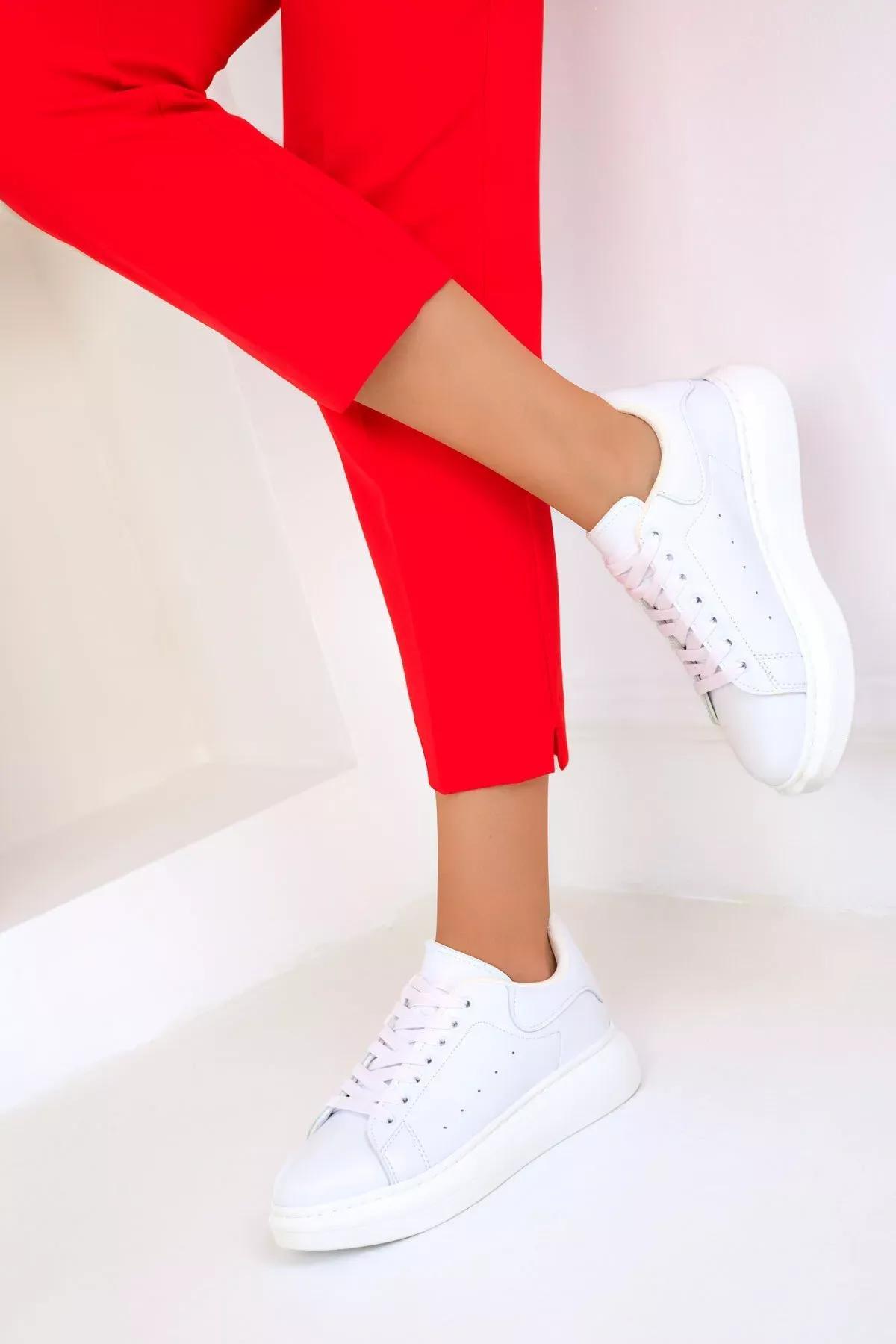 White Casual Sneakers, , large image number 2