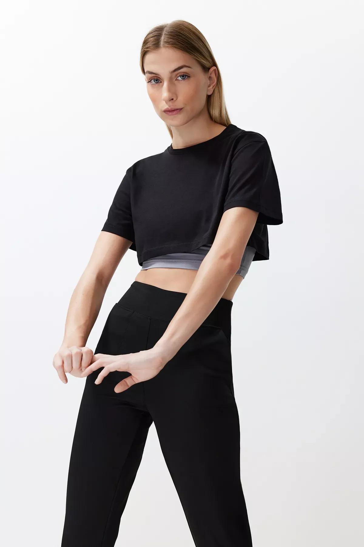 Multicolour Layered Cropped Top, C101_5710, large image number 1