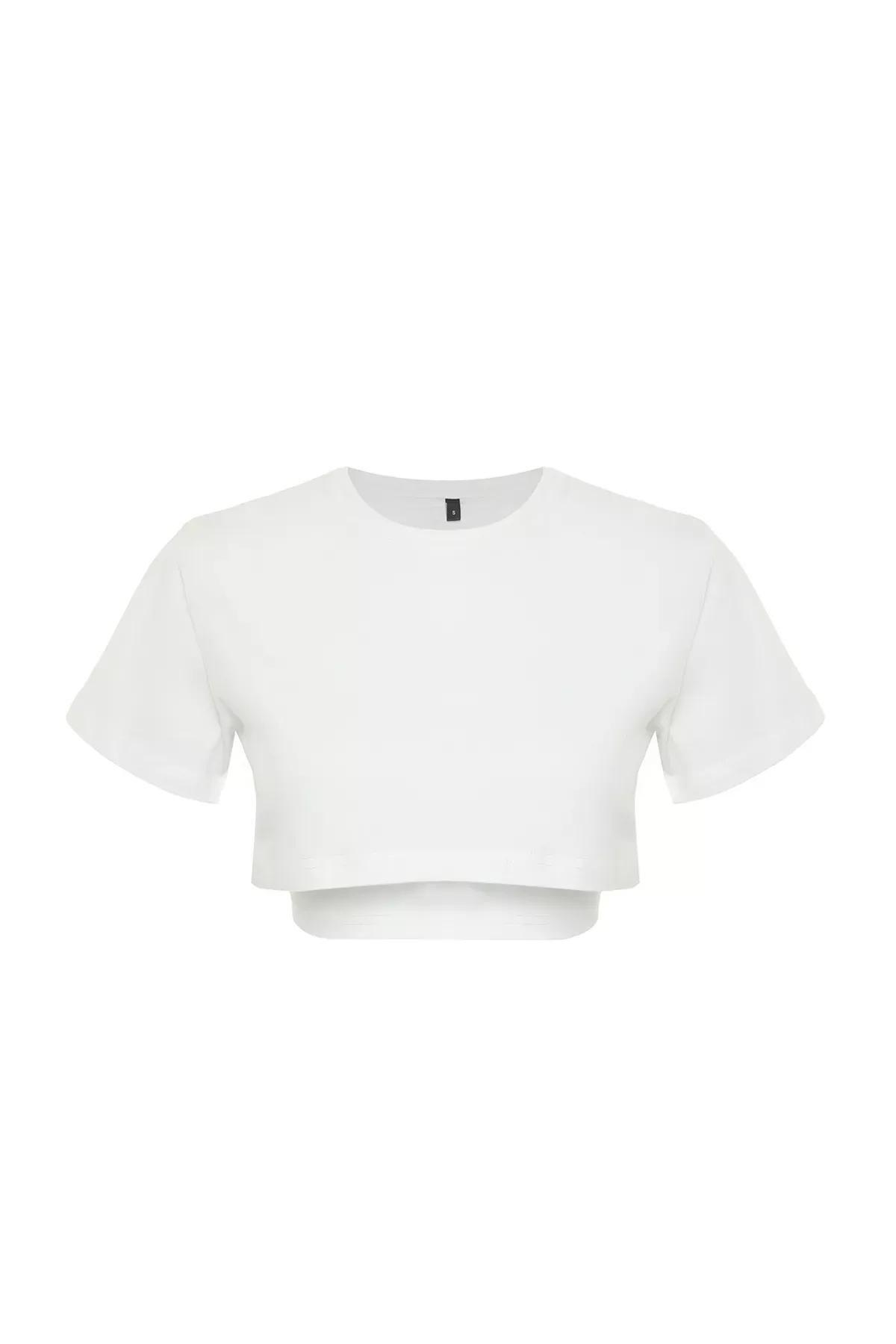 White Reflective Printed T-Shirt, White, large image number 5