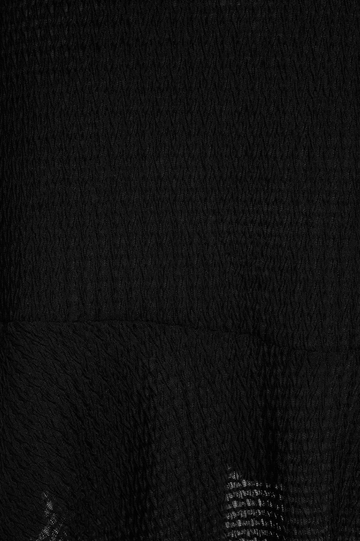 Black Cutout Sweater Mini Dress, C101_2094, large image number 7
