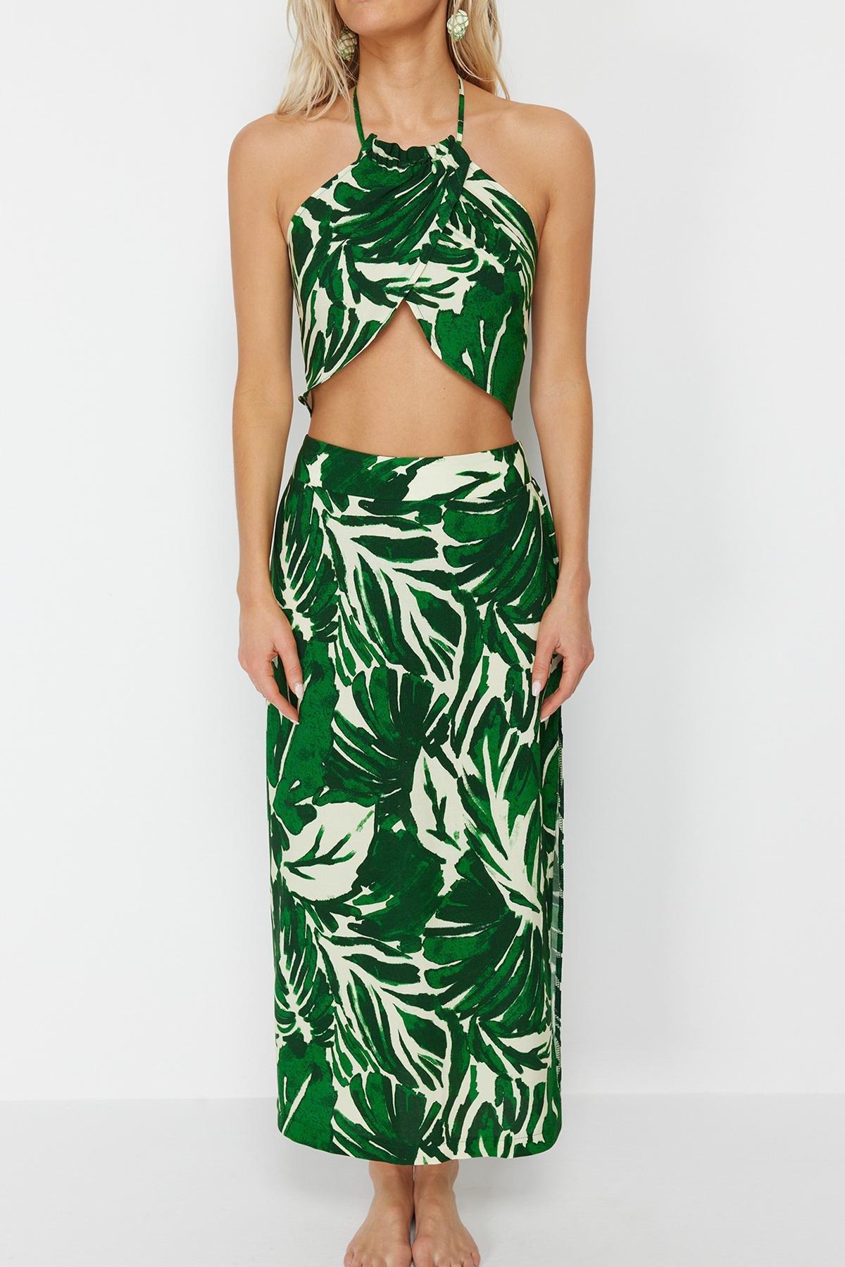 Trendyol - Floral Patterned Woven Co-Ord Set