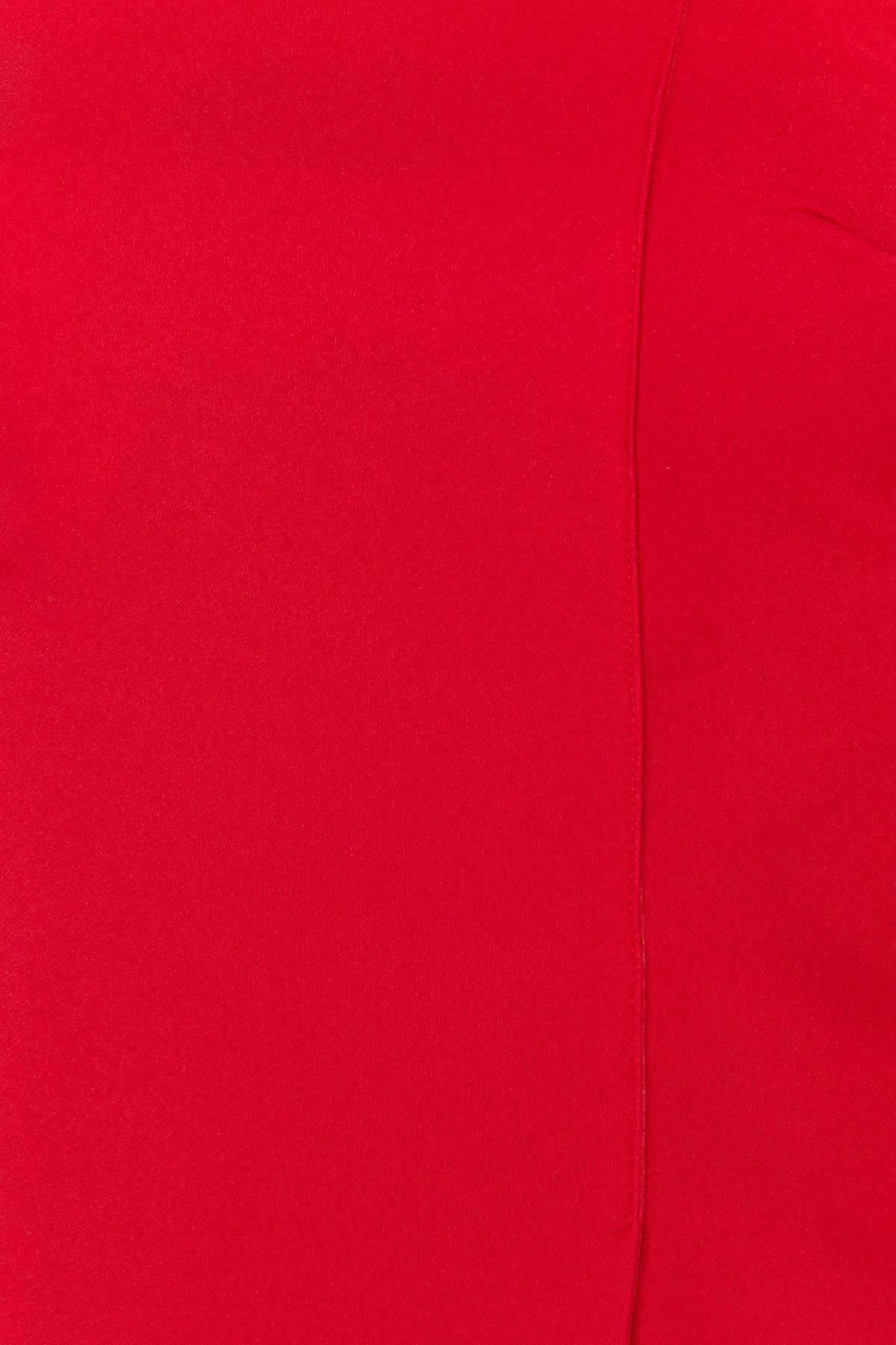 Red Body-Sitting Woven Bustier, , large image number 4