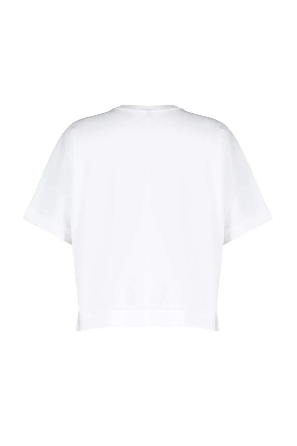 تيشيرت مُحاك، كريمي, Ecru, large image number 6