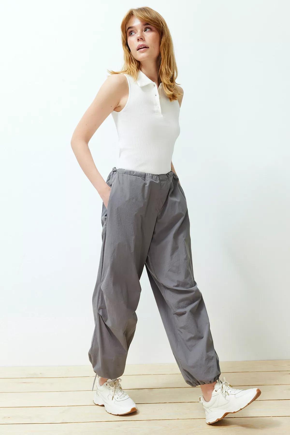 Beige Buttoned Polo Neck Blouse, Ecru, large image number 3