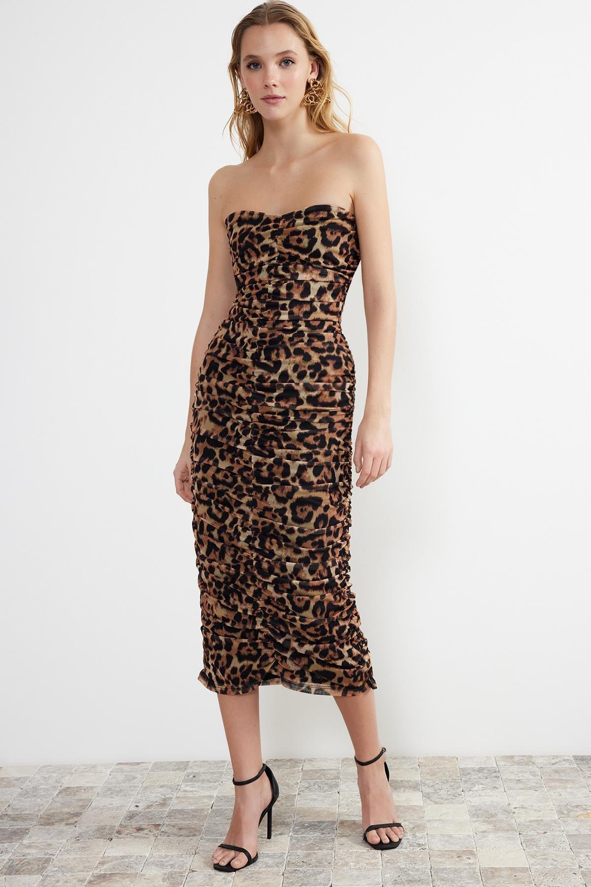 Multicolour Draped Fitted Occasion Wear Dress, , large image number 0
