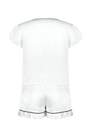 Trendyol - White Detailed Woven Pajamas Set <br>
